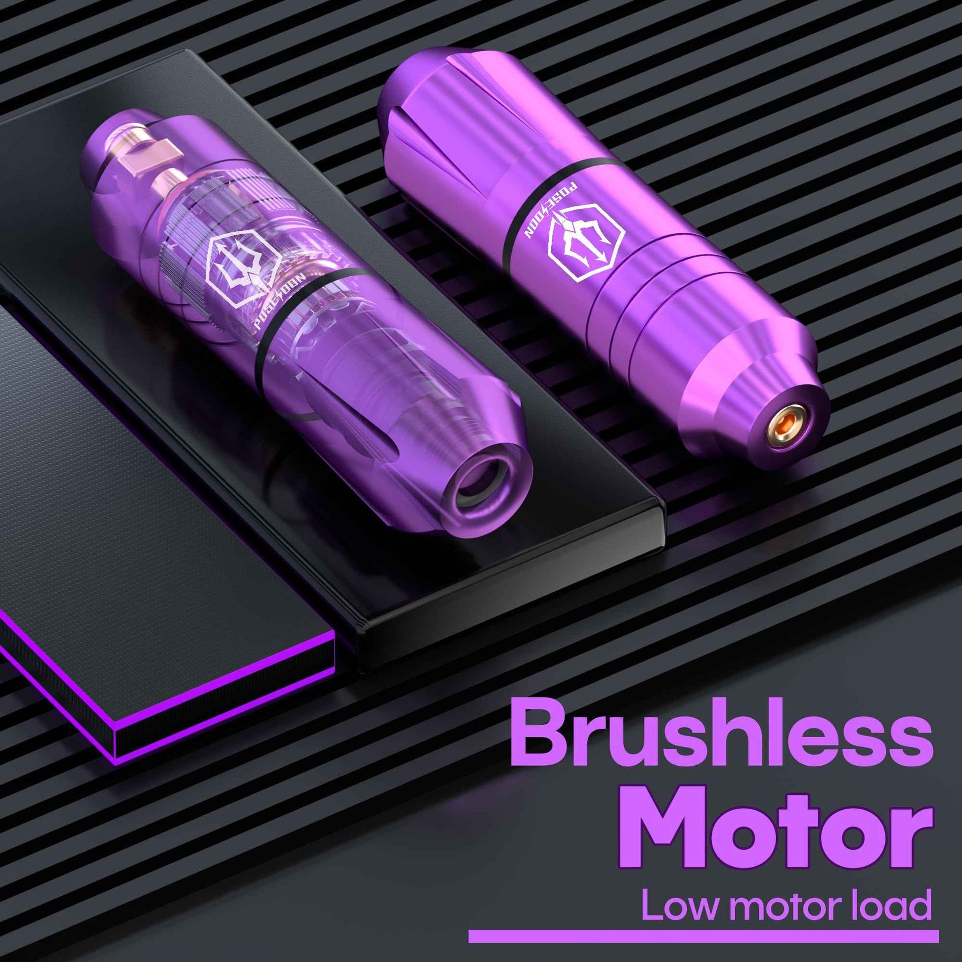 POSEIDON Tattoo Pen Set, Wireless Tattoo Gun Kit Tattoo Kit with 2Pcs Battery and 20Pcs Tattoo Cartridge Needles, Complete Tattoo Machine kit Tattoo Supplies for Beginners