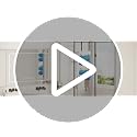 HapiRm 3-Tier Over Door Towel Rack - Space Saving Bathroom Organizer
