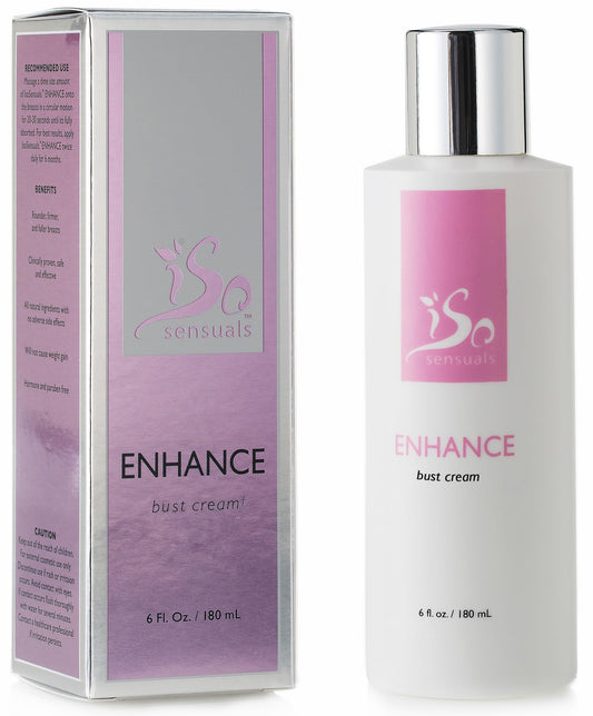 IsoSensuals ENHANCE - Rapid-Action Breast Enlargement Cream for Quick Growth - Lifting and Firming Breast Enhancement Cream with Voluplus - Generous 2 Month Supply