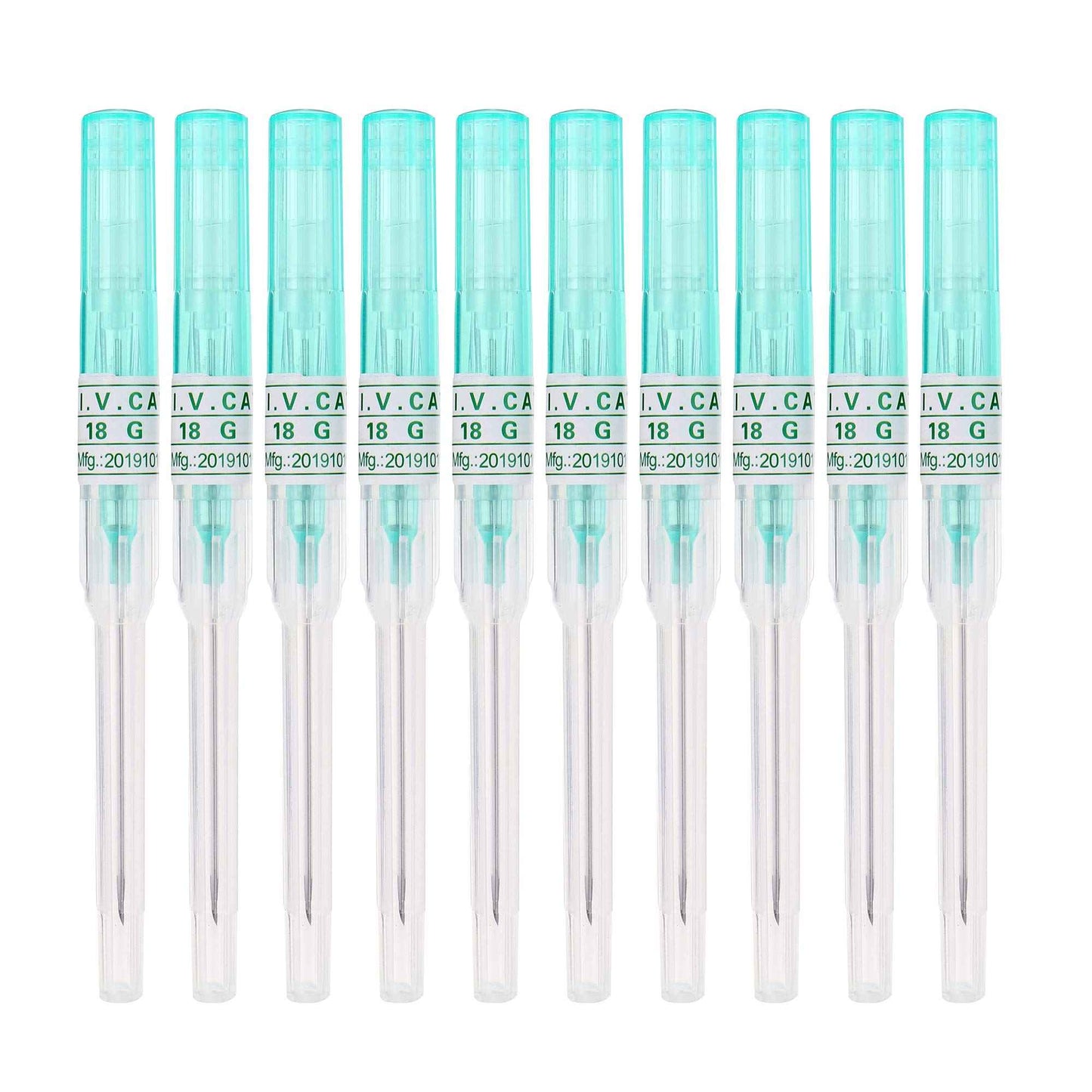 DOWEI Ear Nose Piercing Needles, 10pcs 18G Piercing Needles IV Catheter Needles Kit for IV Start Kits,Piercing Tools, Piercing Supplies (18G)