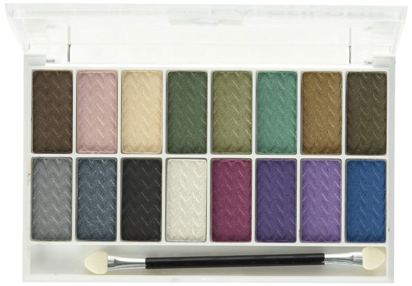 L.A. COLORS 16 Color Eyeshadow Palette, Smokin', 0.95 Oz,Powder (Pack of 2)