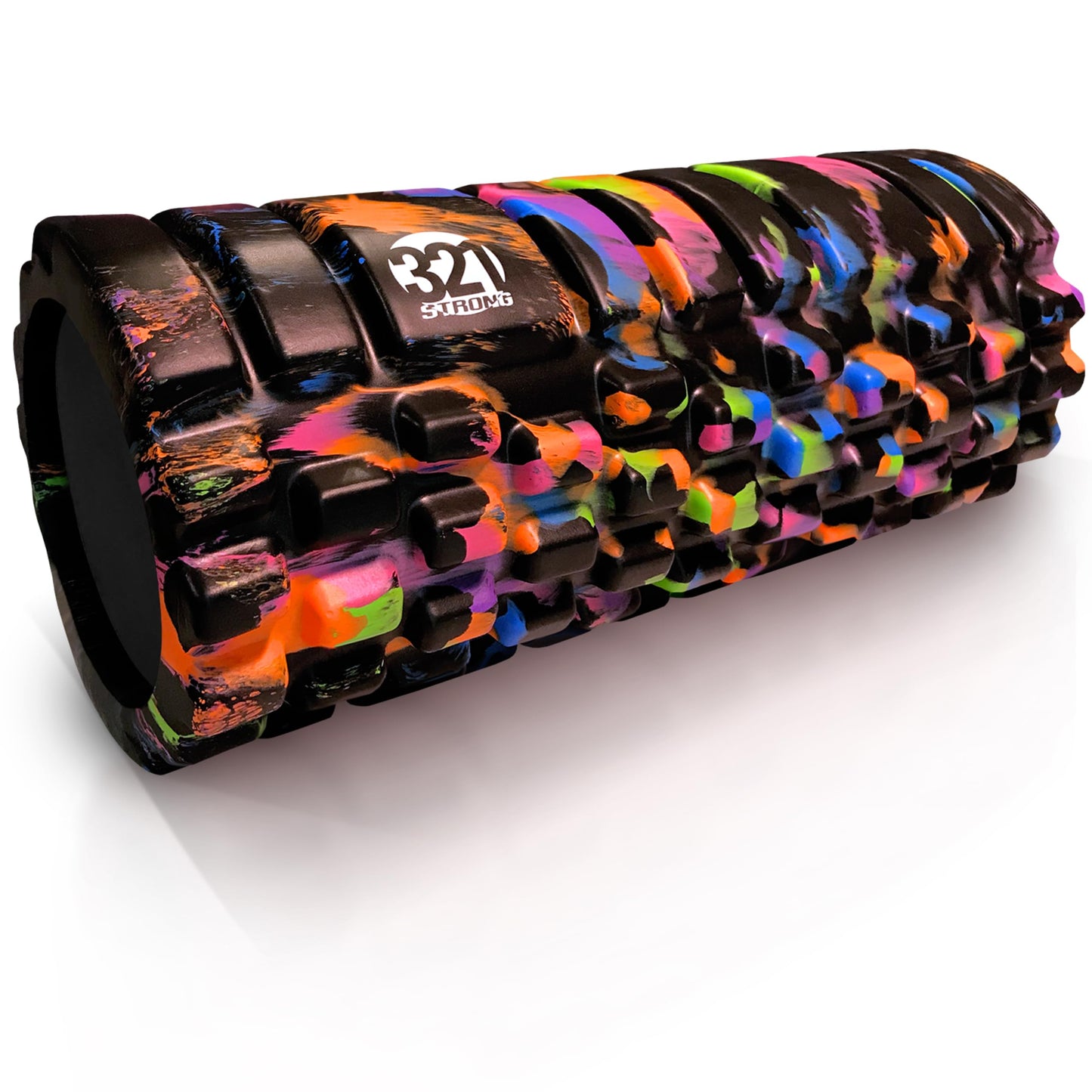 321 STRONG Foam Roller - Medium Density Deep Tissue Massager - Muscle Massage + Myofascial Trigger Point Release - includes 4K eBook - Aurora