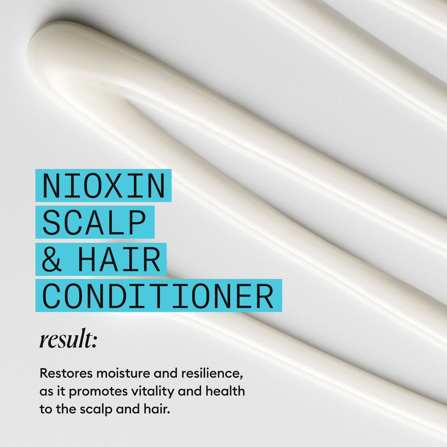 Nioxin System 3 Scalp + Hair Conditioner - Hair Thickening Conditioner for Damaged Hair with Light Thinning, 16.9oz