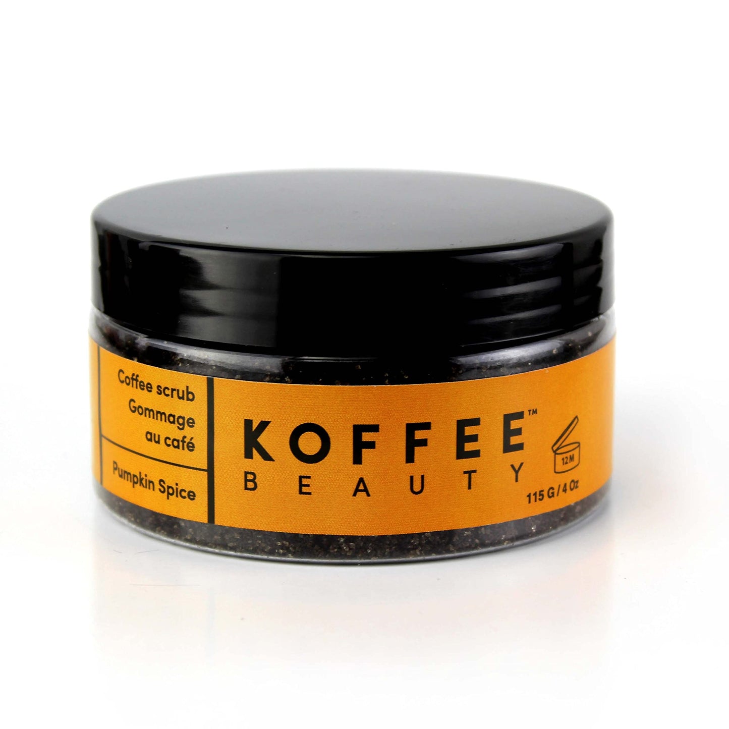 Koffee Beauty Pumpkin Spice Coffee Scrub - Exfoliating Body And Face Scrub - Polish, Smooth Skin With Ease - Invigorate Senses With Festive Fragrance Formula - For Naturally Radiant Skin - 4 Oz