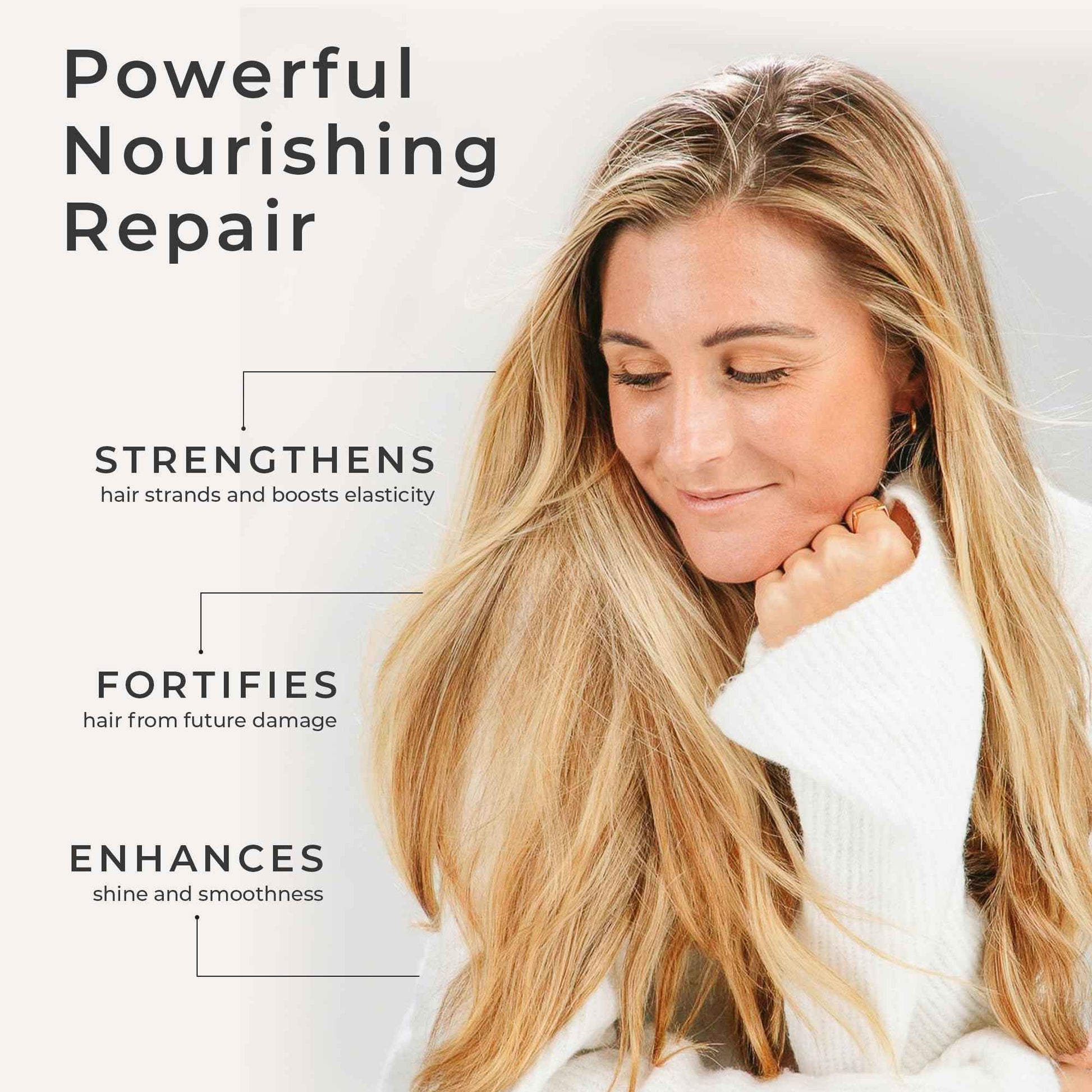 CIBU Repair Strengthening Mask - Hydrating for Damaged Hair - Keratin and Almond Moisture Hair Mask - 12oz