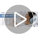 Sunlit Full Body Bath Pillow with Lumbar Support & Suction Cups