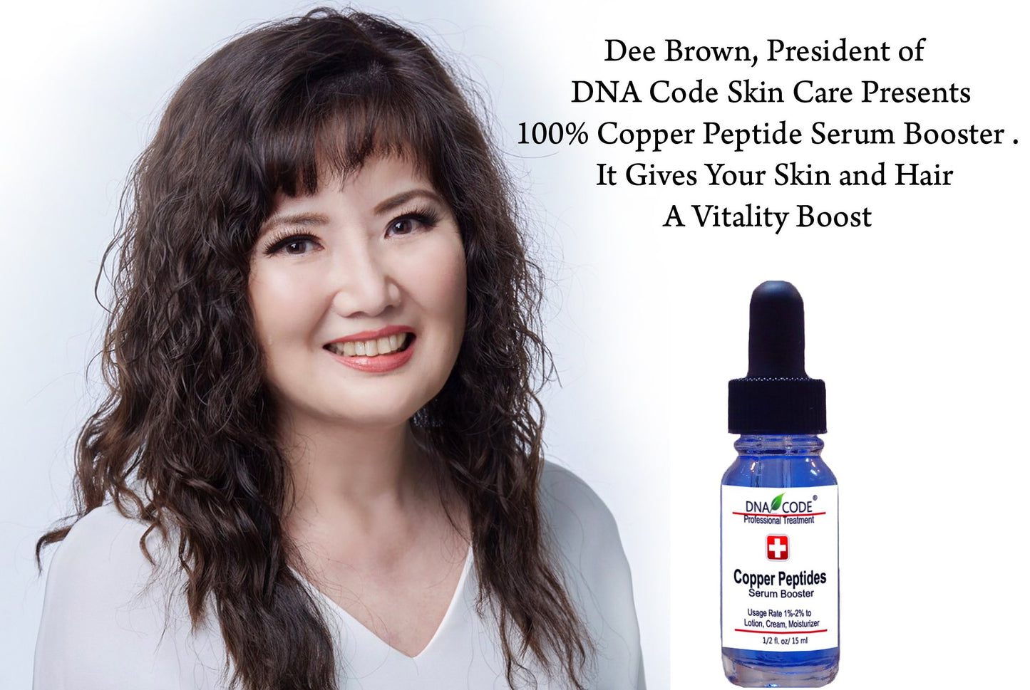 Magic Serum Booster-DIY 100% Copper Peptide Solution Gives Your Skin Hair Nails A Vitality Boost Copper GHK-cu Tripeptide-1