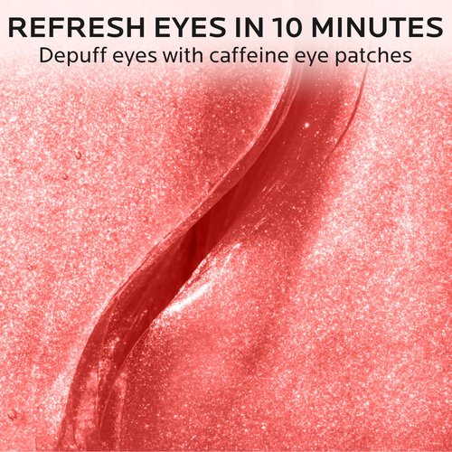 Dr. Pure Under Eye Patches for Puffiness: Dark Circles and Puffy Eyes Treatment Caffeine Eye Mask with Niacinamide Hyaluronic Acid - Smooth Wrinkles Reduce Eye Bags Undereye Gel Pad (30 Pairs)