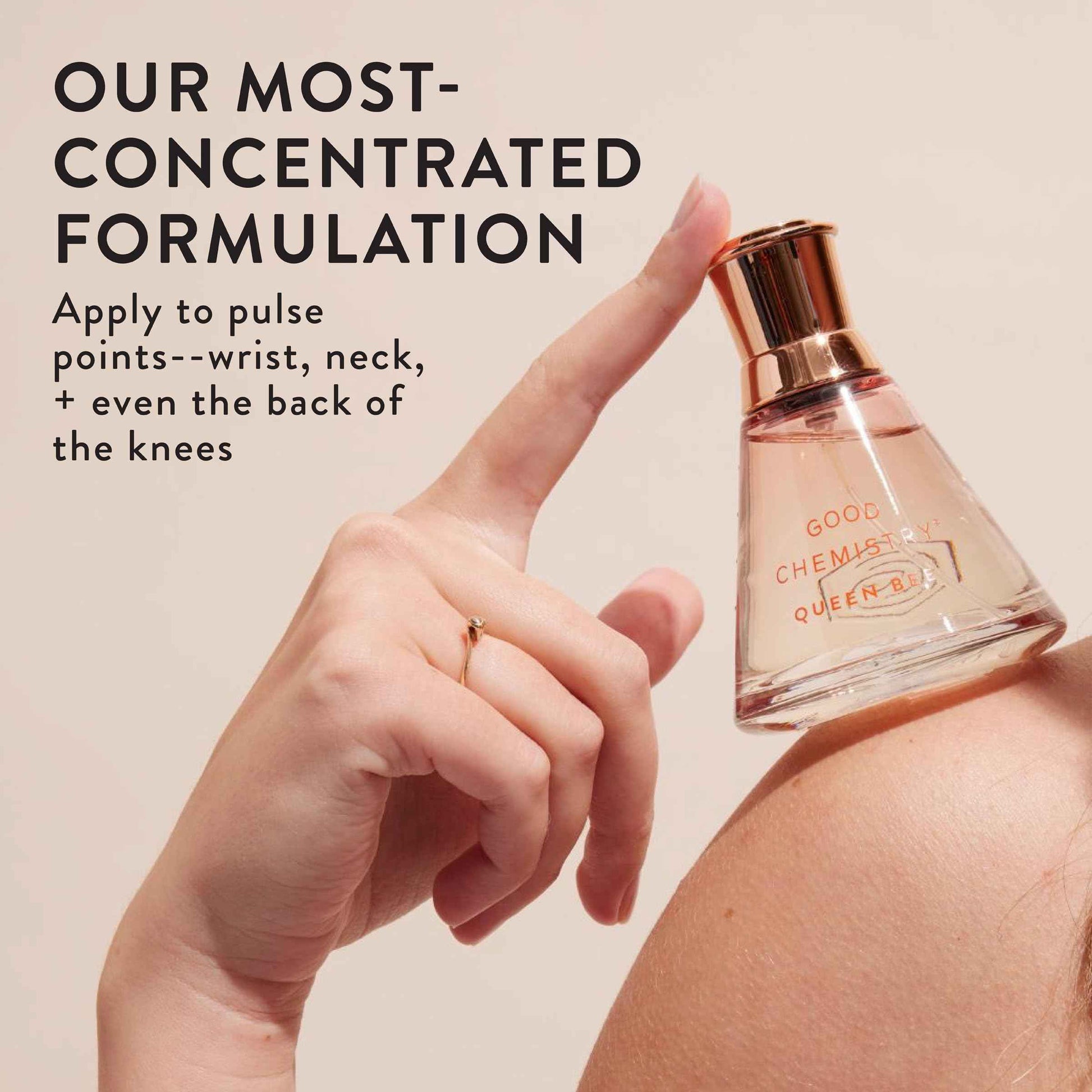 Good Chemistry Queen Bee Eau de Parfum 1.7 fl oz - Long-Lasting Perfume with Black Currant, Peony, & Amber - Bold, Clean & Vegan