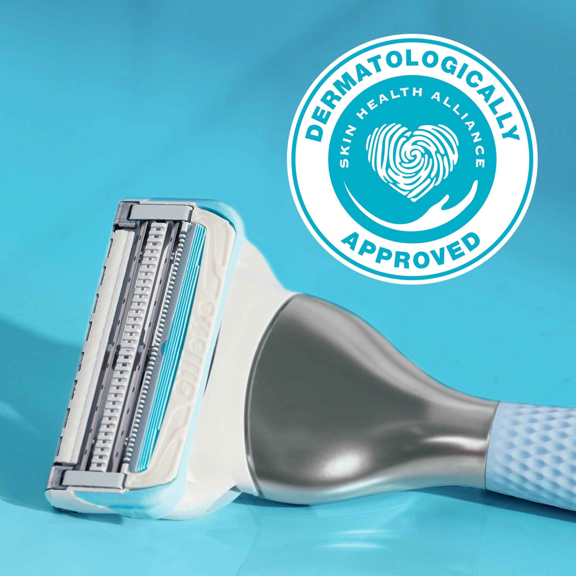 Gillette Venus for Pubic Hair and Skin Shaving Set, Women’s Razor, 1 Handle + 2 Blade Refills + 2-in-1 Cleanser, Holiday Gifts for Women