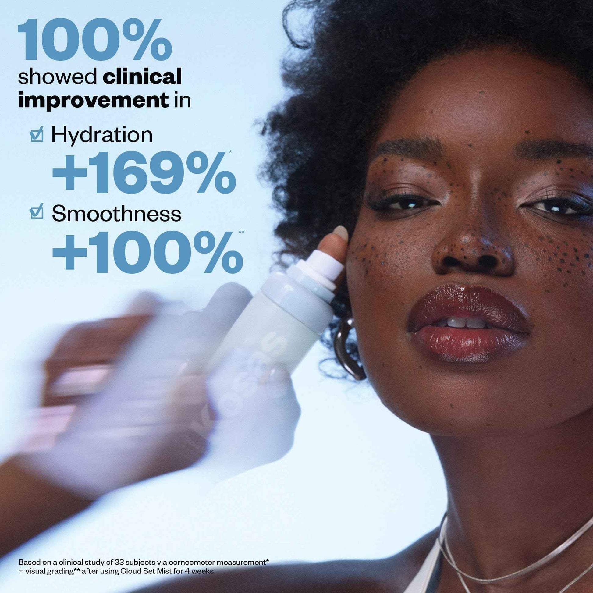 Kosas Cloud Set Airy Setting Spray,+ Smoothing Mist – Hydrating Makeup Spray, Alcohol Free, Oil Free, 12-Hour Hold, Minimizes Appearance of Pores,Lightweight Refreshing Face Mist for All Skin Types