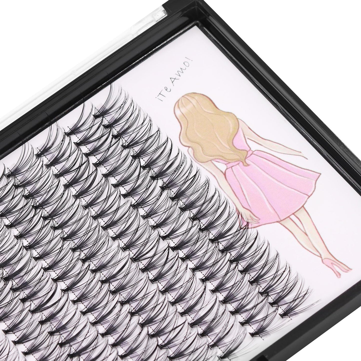 Dedila 8-22mm to Choose 20D/40D/60D/80D/100D Individual False Eyelashes Makeup Cluster Eyelashes Thickness 0.07mm D Curl Natural long Black Soft 3D Eye Lashes Extensions (20D-22mm)