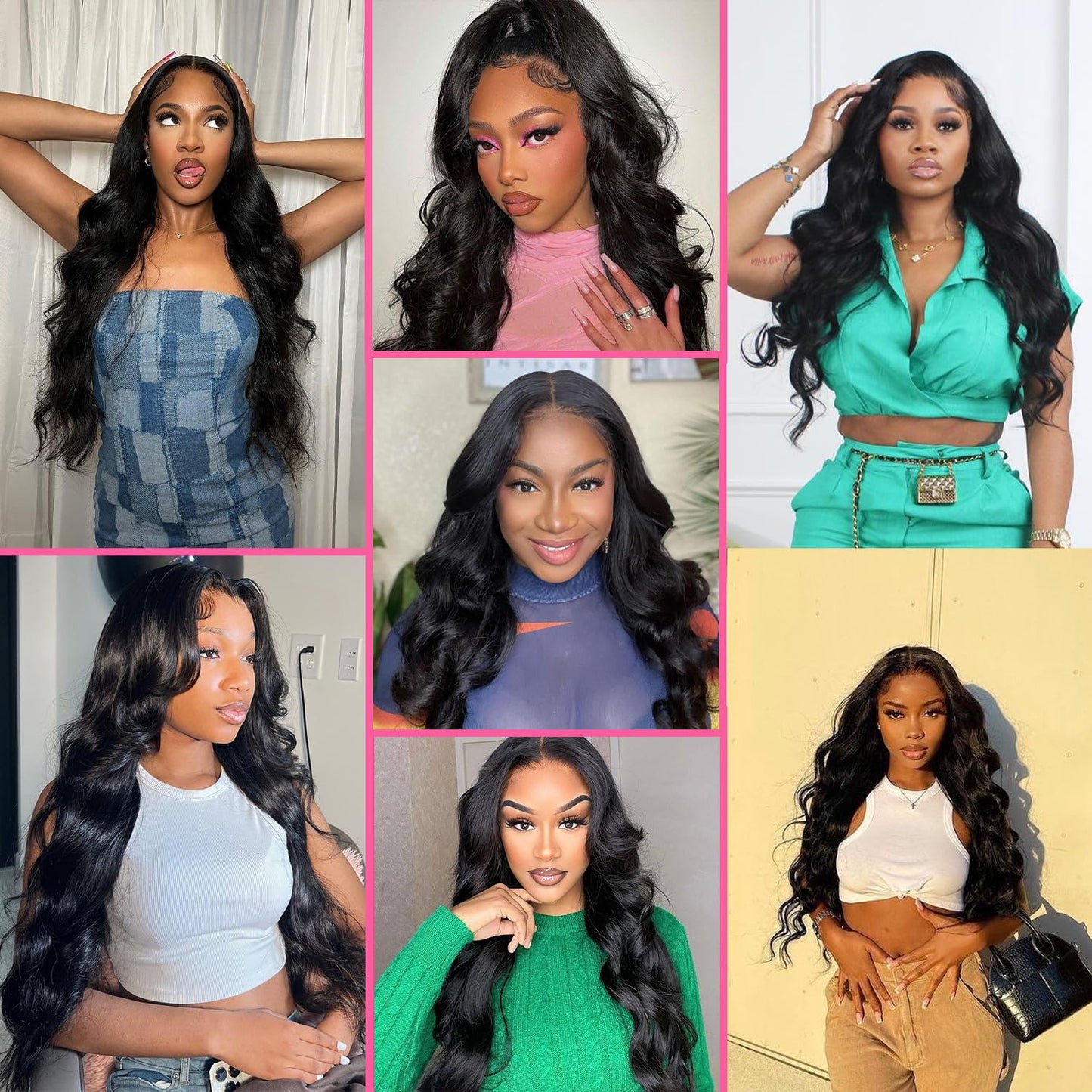 13x4 Lace Frontal Closure Body Wave Full Lace Frontal Ear to Ear Pre Plucked Lace Frontal Human Hair 100% Unprocessed Brazilian Virgin Human Hair 150% Density Remy Human Hair 16 Inch Natural Black