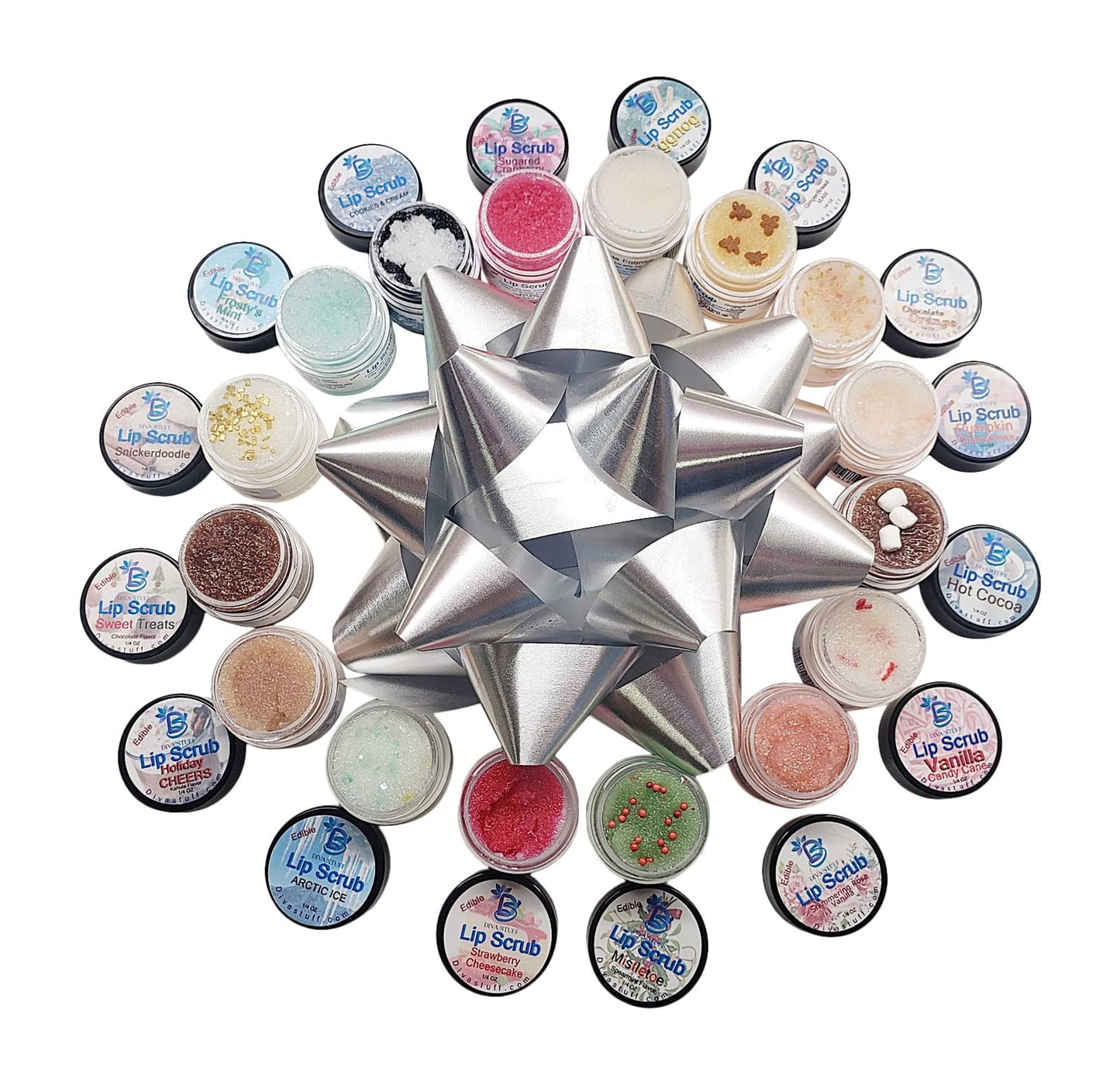 Diva Stuff Ultra Hydrating Lip Scrub for Soft Lips, Gentle Exfoliation, Moisturizer & Conditioner, ¼ oz - Made in the USA (Gingerbread Man)