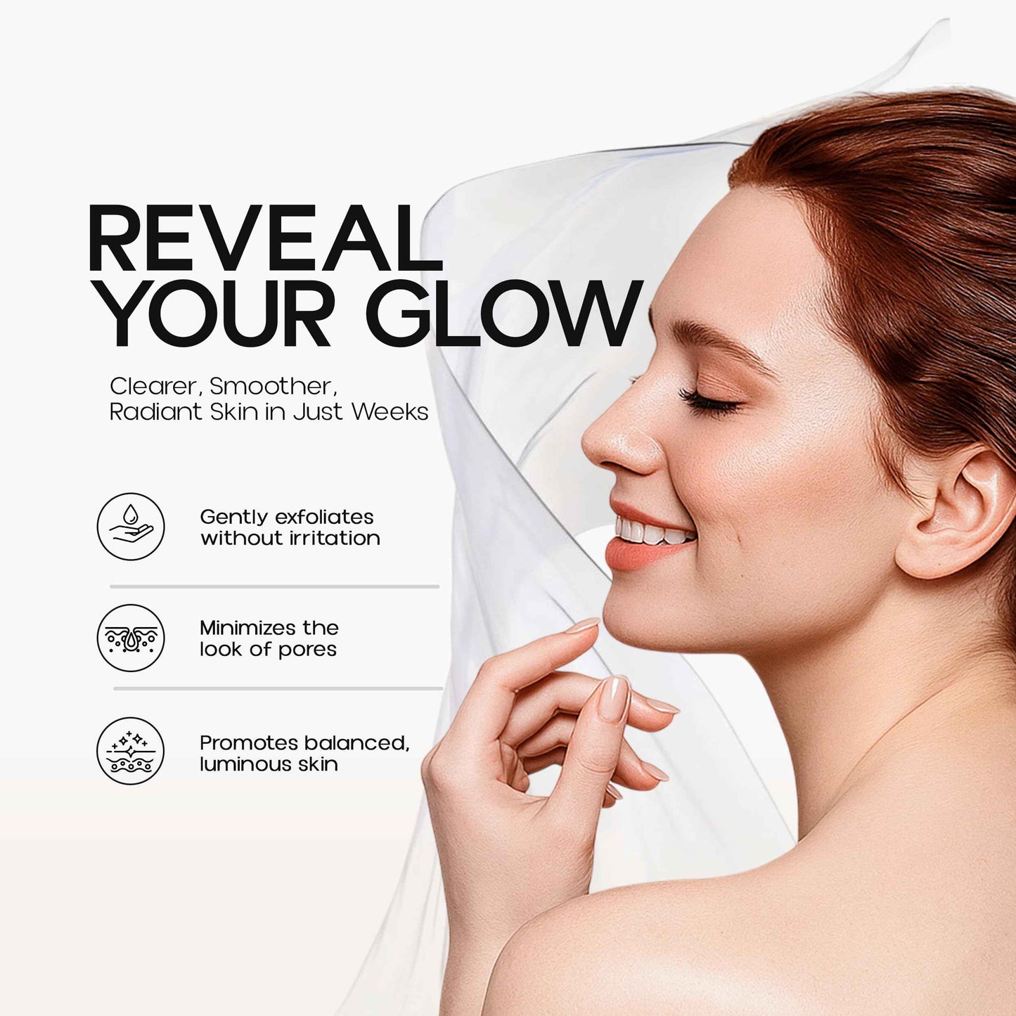 Gentle BHA Liquid Exfoliant - Face Exfoliator with 2% Salicylic Acid & 5% Niacinamide | Anti-Aging Daily Leave-On Exfoliating Toner, Smooths Texture, Hydrates, Unclogs & Refines Pores for Glowing Skin