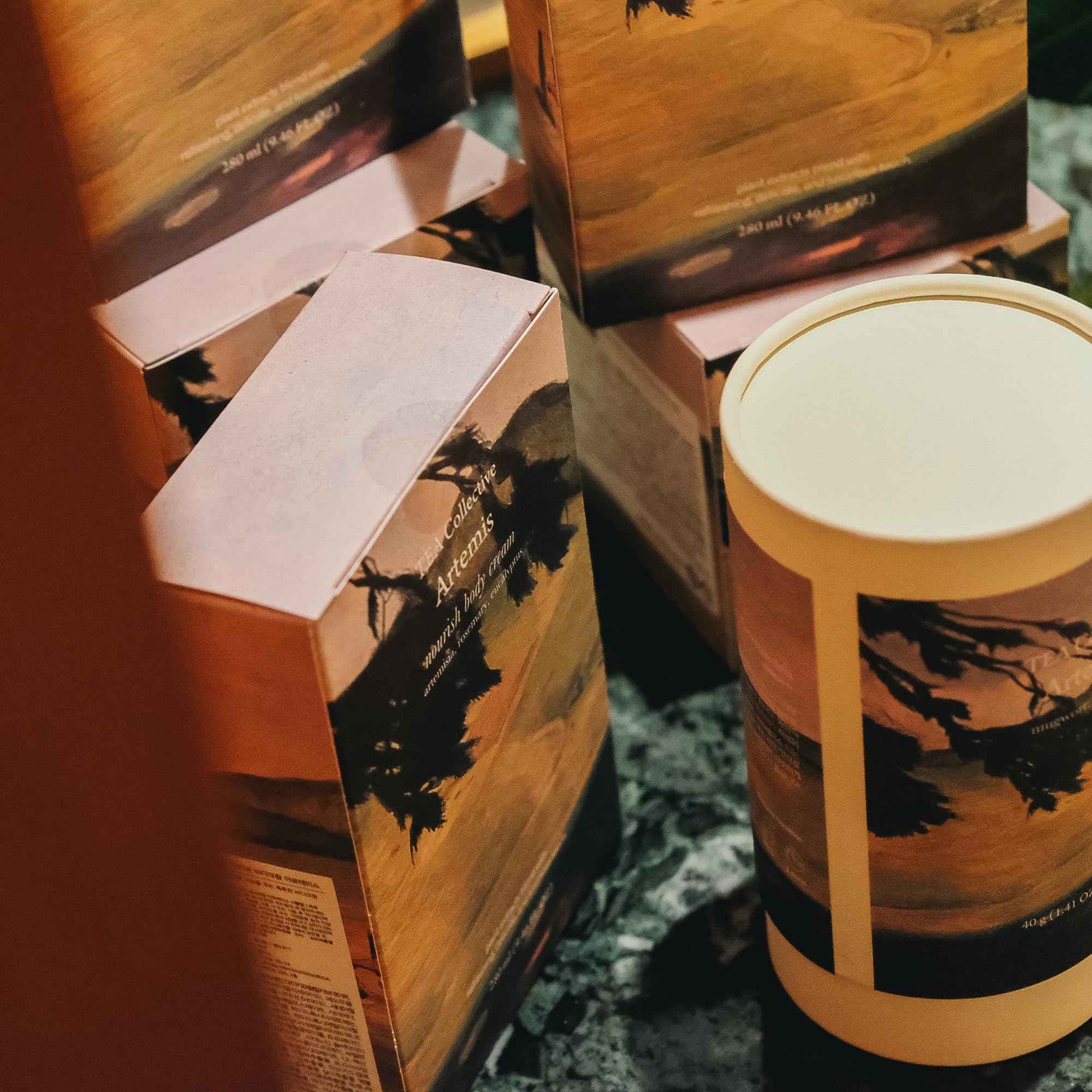 TEA Collective Artemis Nourish Body Cream l Artemisia, Rosemary, Eucalyptus l 9.46 Fl Oz l Product of Korea