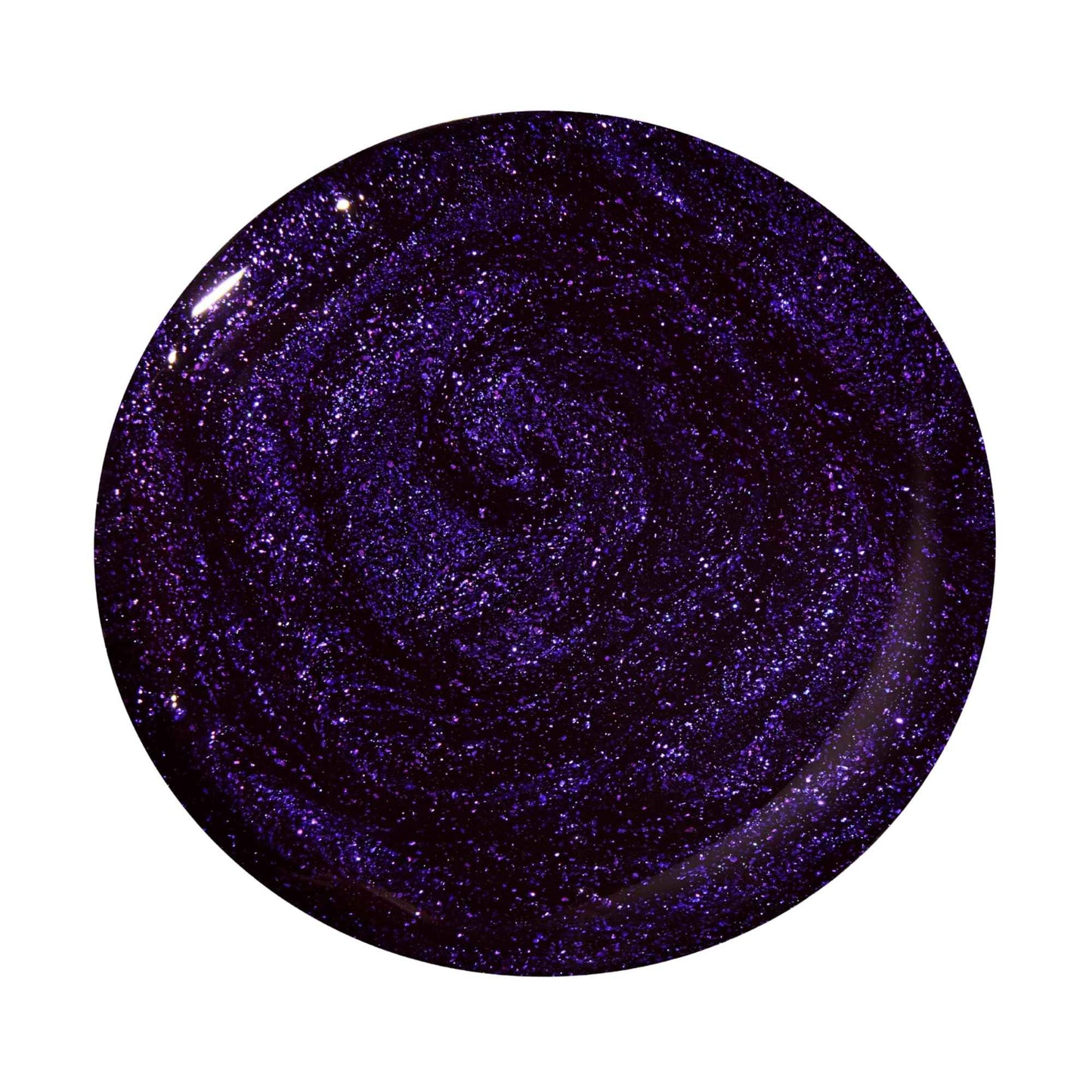 Dazzle Dry Nail Lacquer (Step 3) - Fast Lane - A deep galactic purple with flaky glitter. Full coverage shimmer. (0.5 fl oz)