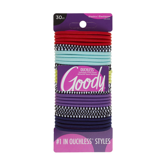 Goody Women's Ouchless Braided Elastics, Neon Tribal, 30 CT