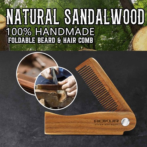 Beard Straightener for Men – 5-Temp Heated Brush with Anti-Scald Tech – Grooming Kit with Sandalwood Comb, Balm, Oil & Scissors – Gifts for Father’s Day, Anniversary & Birthdays