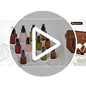 Segbeauty 15ml Frosted Glass Pump Bottles, 3-Pack Travel Dispenser