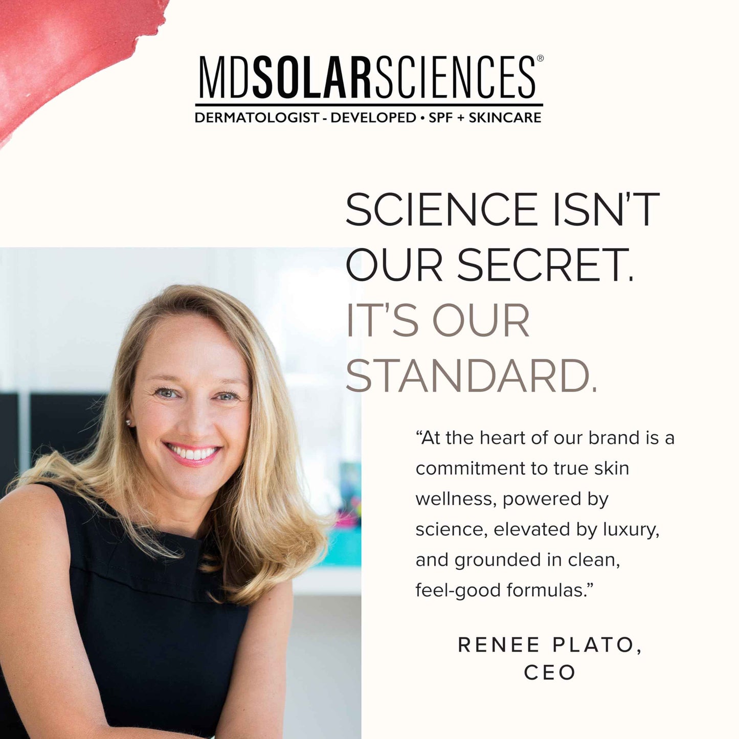 MDSolarSciences Tinted Solar Stick Mineral Sunscreen Stick SPF 40 | Water-Resistant, Broad Spectrum UV Protection | Hydrating Zinc Formula | Reef-Safe, Vegan | Non-Greasy, Sheer Tinted Finish (0.6 Oz)