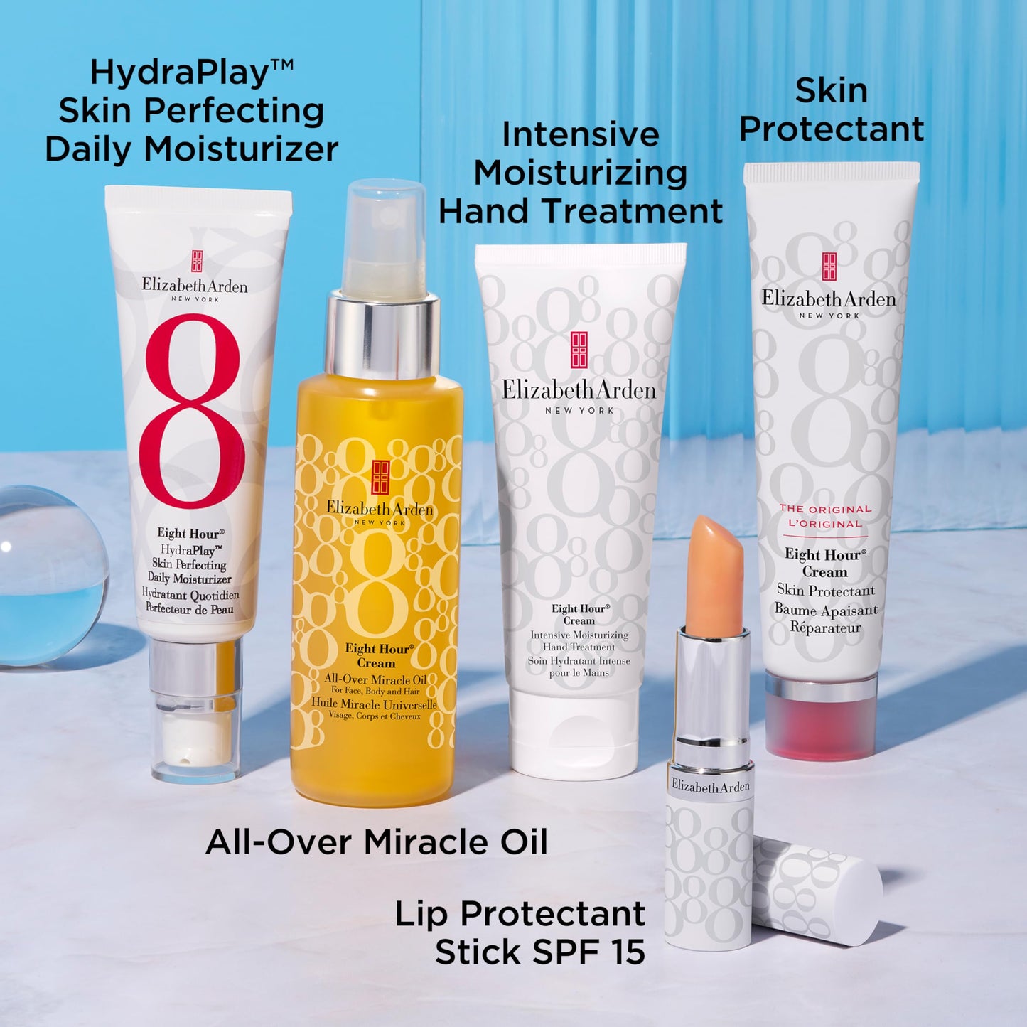 Elizabeth Arden Eight Hour Cream Lip Protectant Stick, Moisturizing Lip Balm, Sheer with Sunscreen, SPF 15 , 0.13 Oz