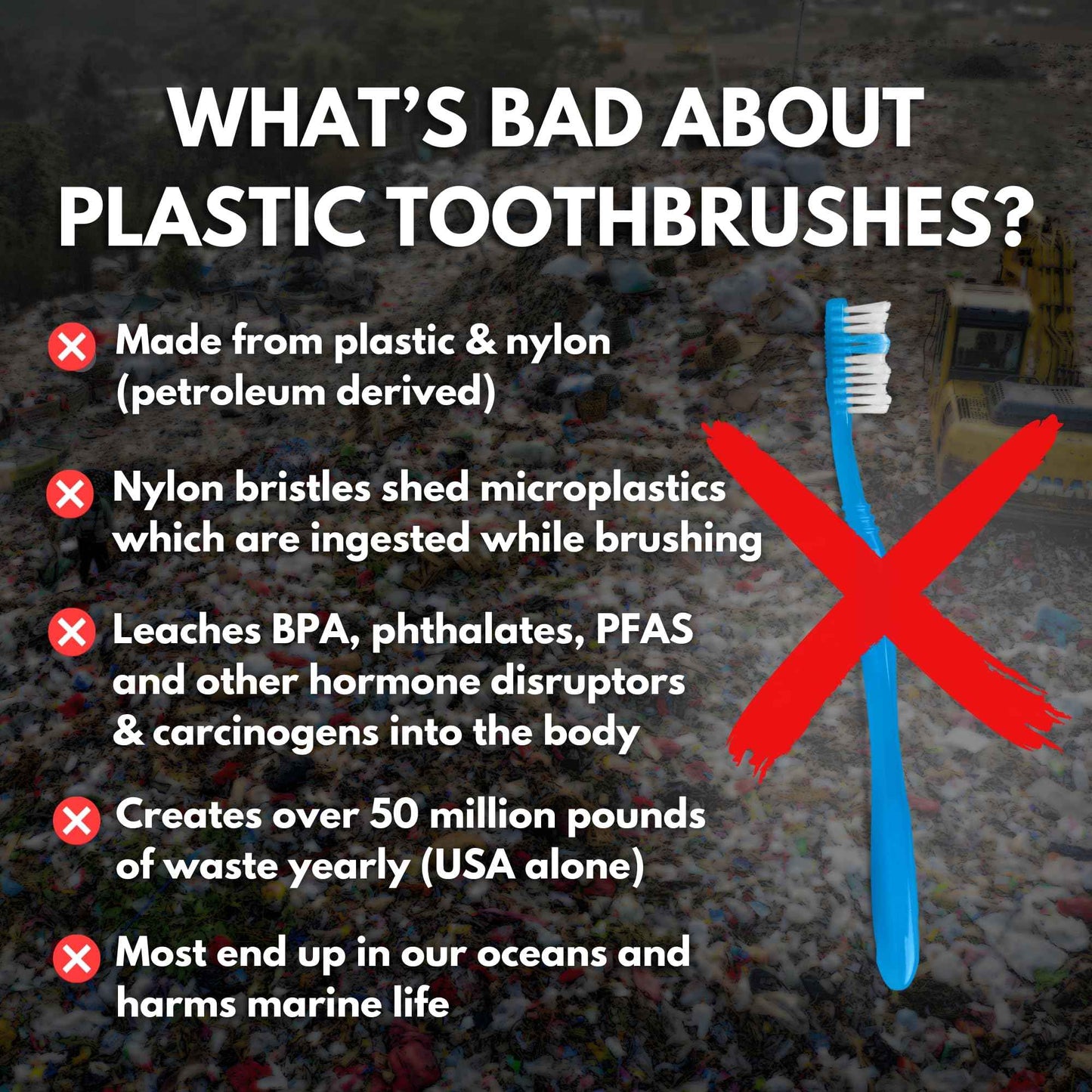 PRIMALS Boar Bristle & Bamboo Toothbrush (4-Pack) - Premium Boar Bristles - Fully Biodegradable - Plastic & Nylon Free - Quick Dry Design