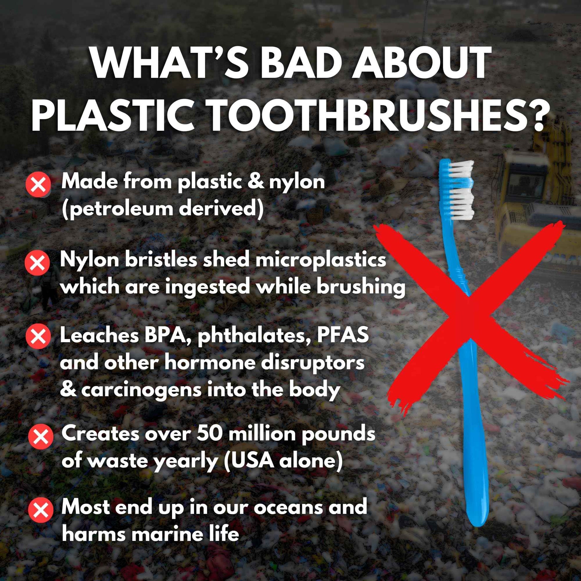 PRIMALS Boar Bristle & Bamboo Toothbrush (4-Pack) - Premium Boar Bristles - Fully Biodegradable - Plastic & Nylon Free - Quick Dry Design