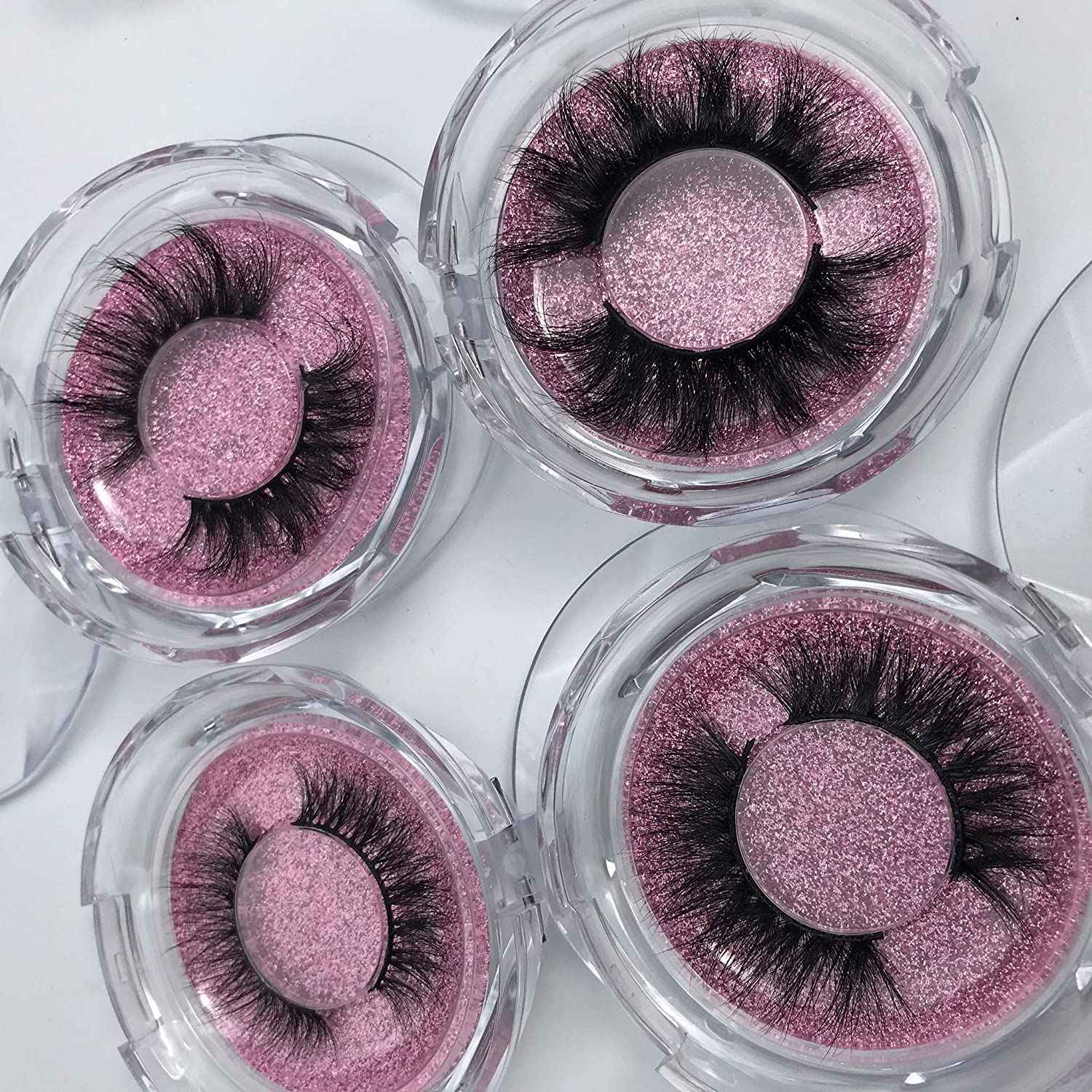 Mink Eyelashes Long Fluffy 3D Mink Lashes Pack Naturl Look 10 Styles 18mm 16mm 20mm 22mm 100% Siberian Long Full Mink Fur Eyelashes