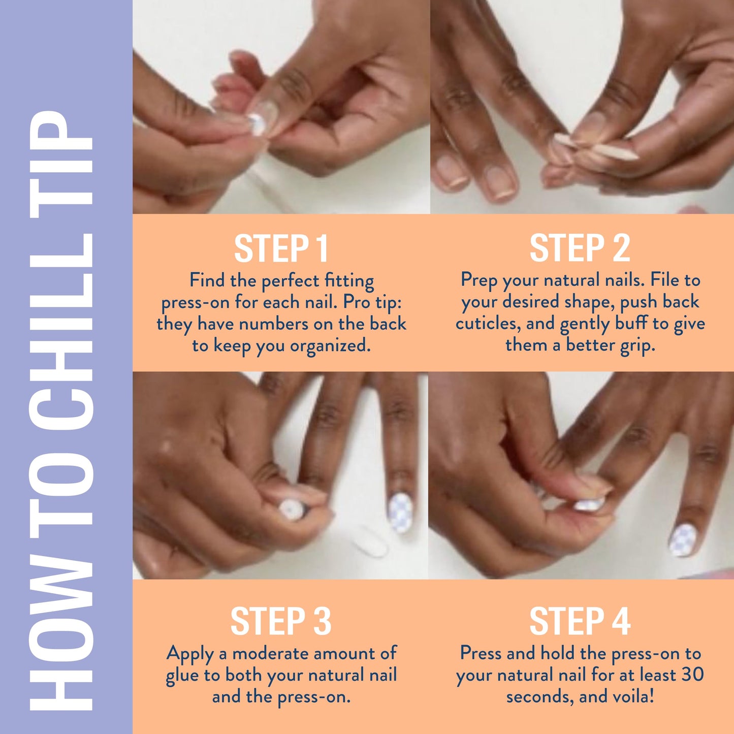 Chillhouse Chill Tips Limited | Let It Flow 2.0, Press On Nail Kit