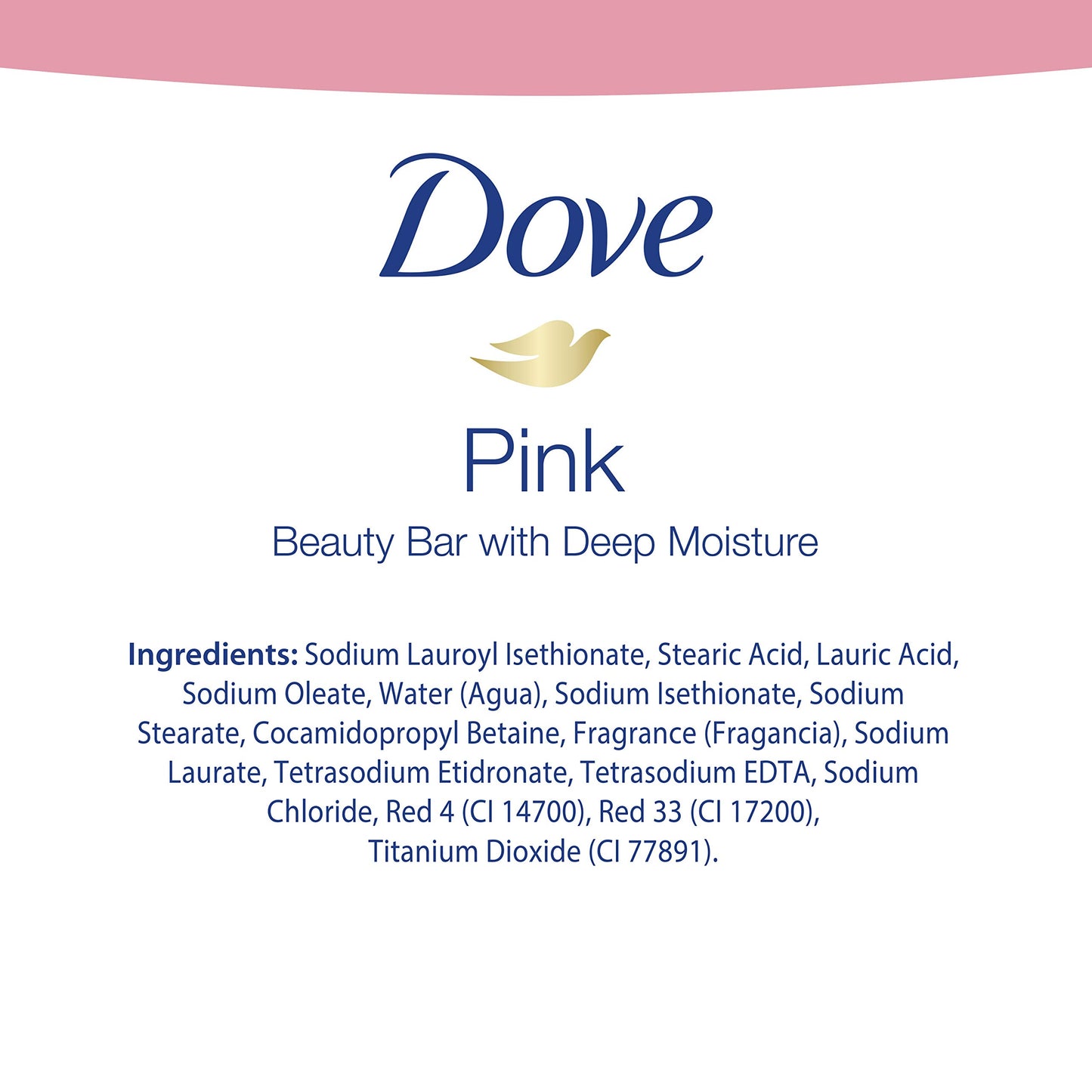 Dove Beauty Bar Gentle Cleanser For Softer and Smoother Skin Pink More Moisturizing Than Ordinary Bar Soap 3.75 oz 10 Bars