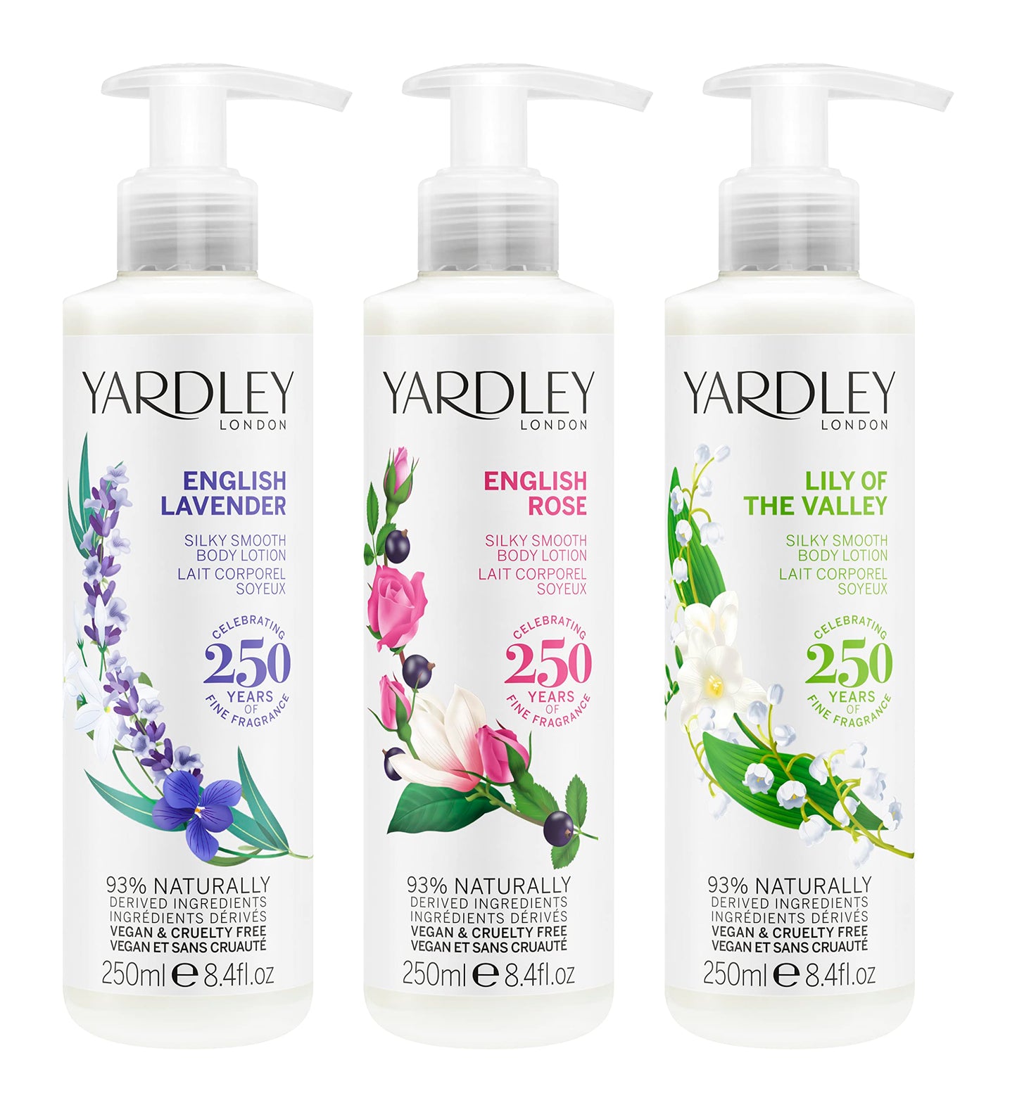 Yardley London Lily of the Valley Moisturising Body Lotion 250 ml