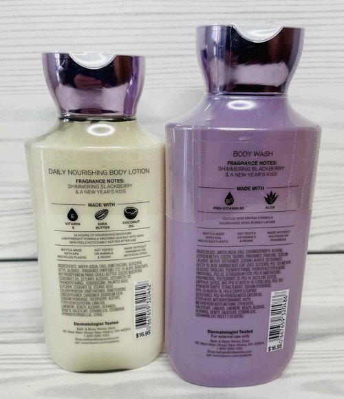 Bath & Body Works Cue the Confetti Body Lotion and Body Gel Wash 2 Piece Set
