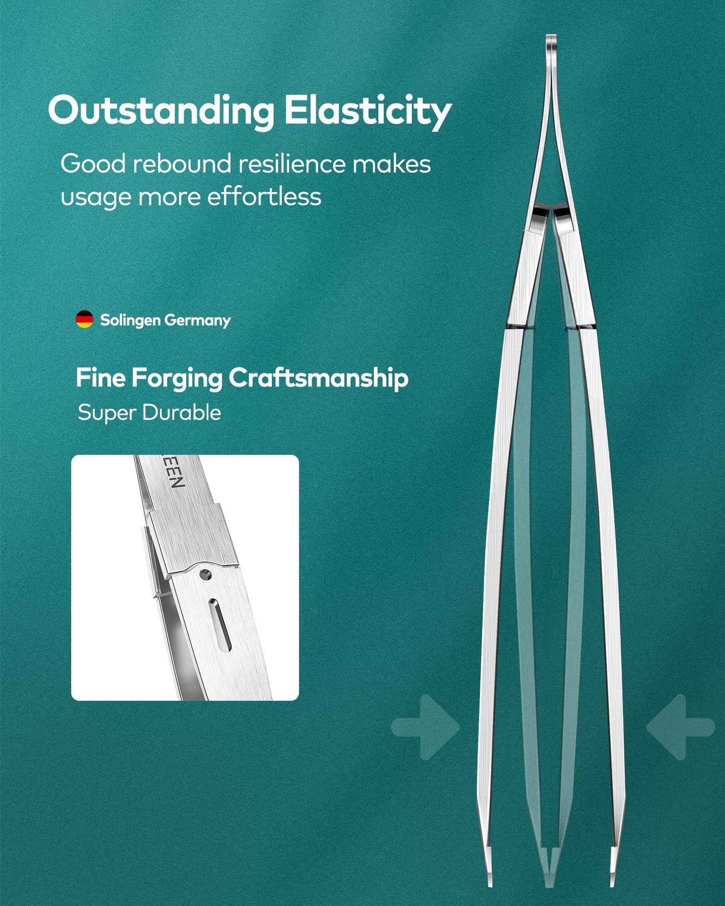 MR.GREEN Tweezers for Facial Hair Women, Professional Precision Eyebrow Tweezers for Women and Men, Stainless Steel Slanted Hair Removal Tweezers, Eyebrow Plucker, Ingrown hair tweezers