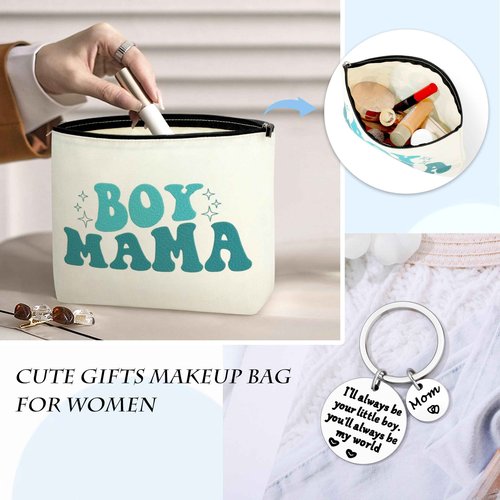 JSTUMB Boy Mom Gifts for New Mom Gifts for Women After Birth Pregnancy Mama Gift, New Mama Basket Package After Baby Gift for Moms To Be Set for Expecting Mommy