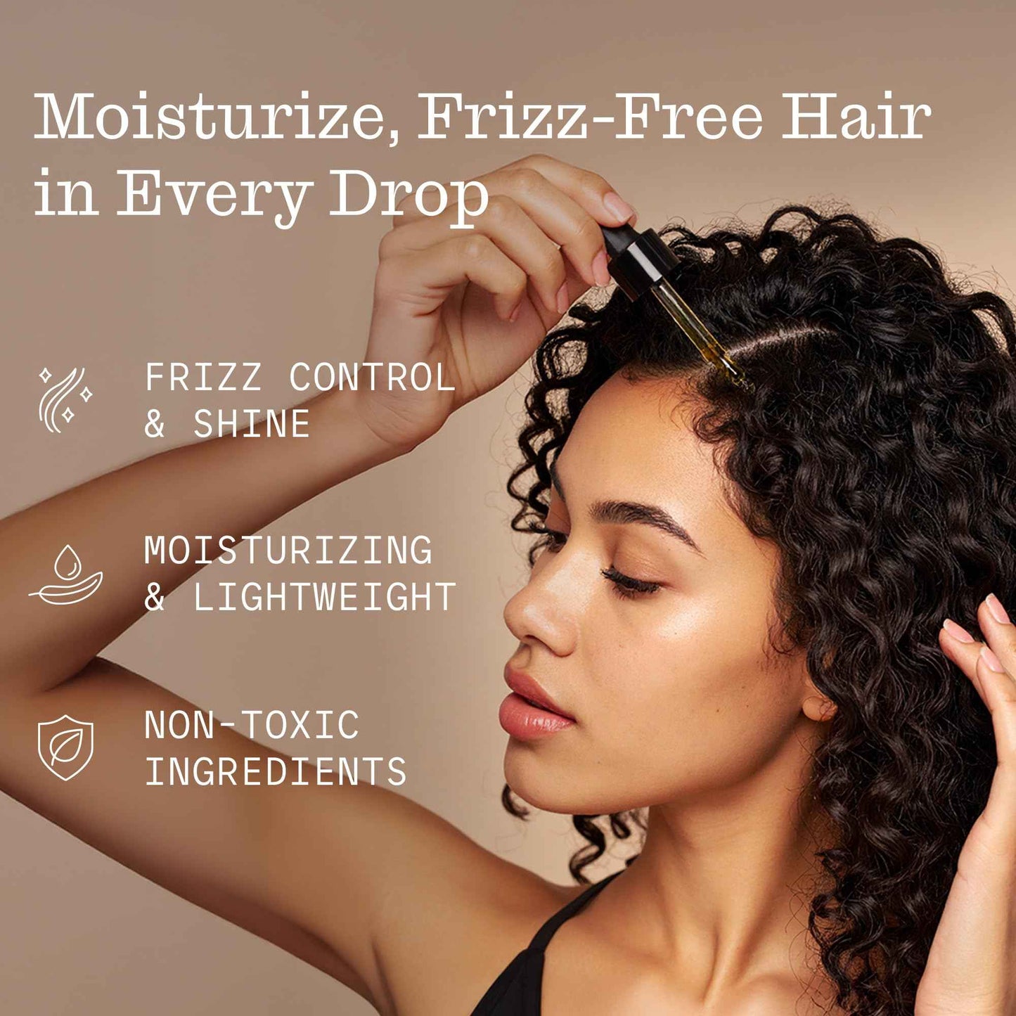 Firsthand Supply Hair Oil for Frizzy Hair – Lightweight Moisturizing Hair Oil – Natural Oils with Plant-Based Keratin – Non-Toxic Ingredients for Shine & Scalp Hydration – 1.7oz Travel Size