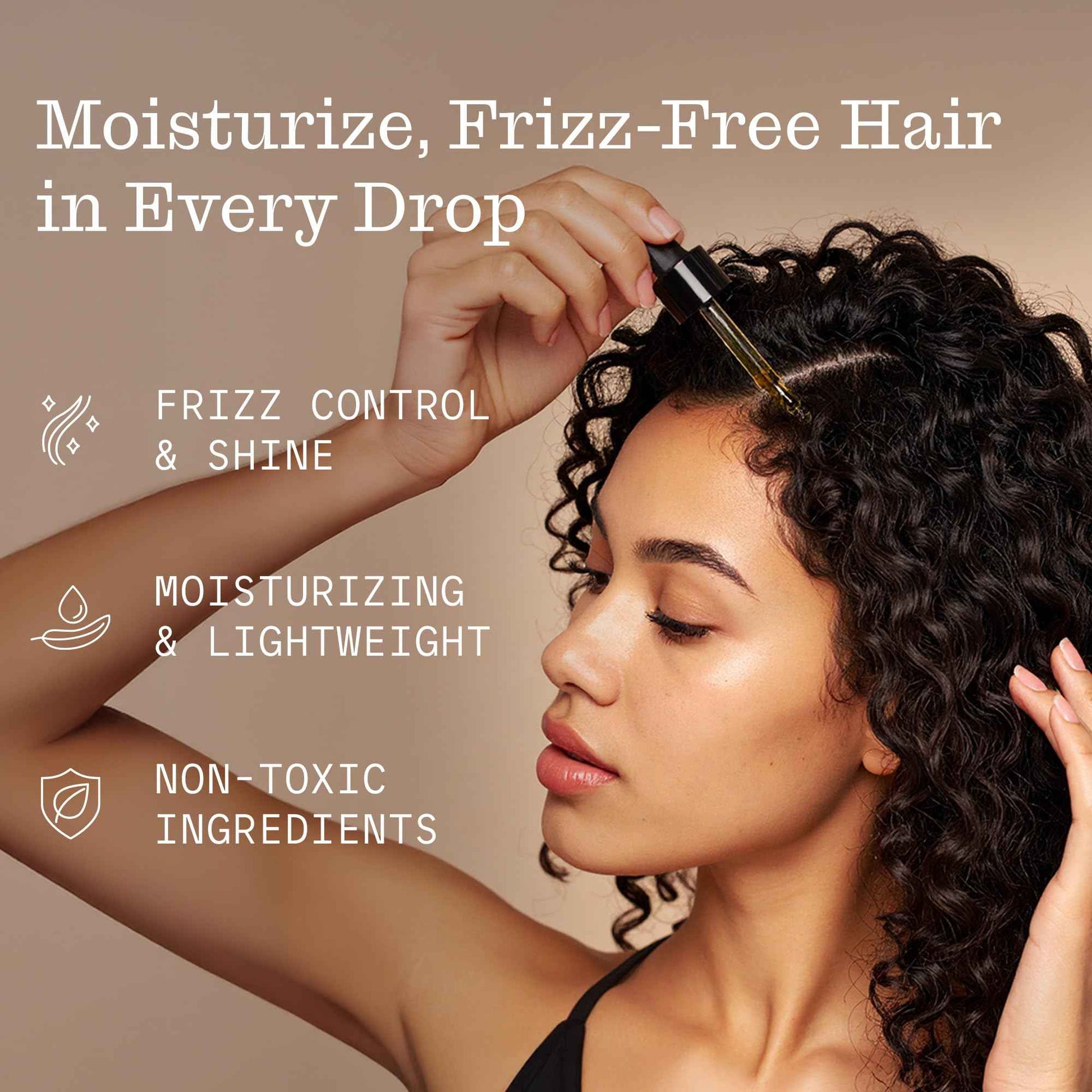 Firsthand Supply Hair Oil for Frizzy Hair – Lightweight Moisturizing Hair Oil – Natural Oils with Plant-Based Keratin – Non-Toxic Ingredients for Shine & Scalp Hydration – 1.7oz Travel Size