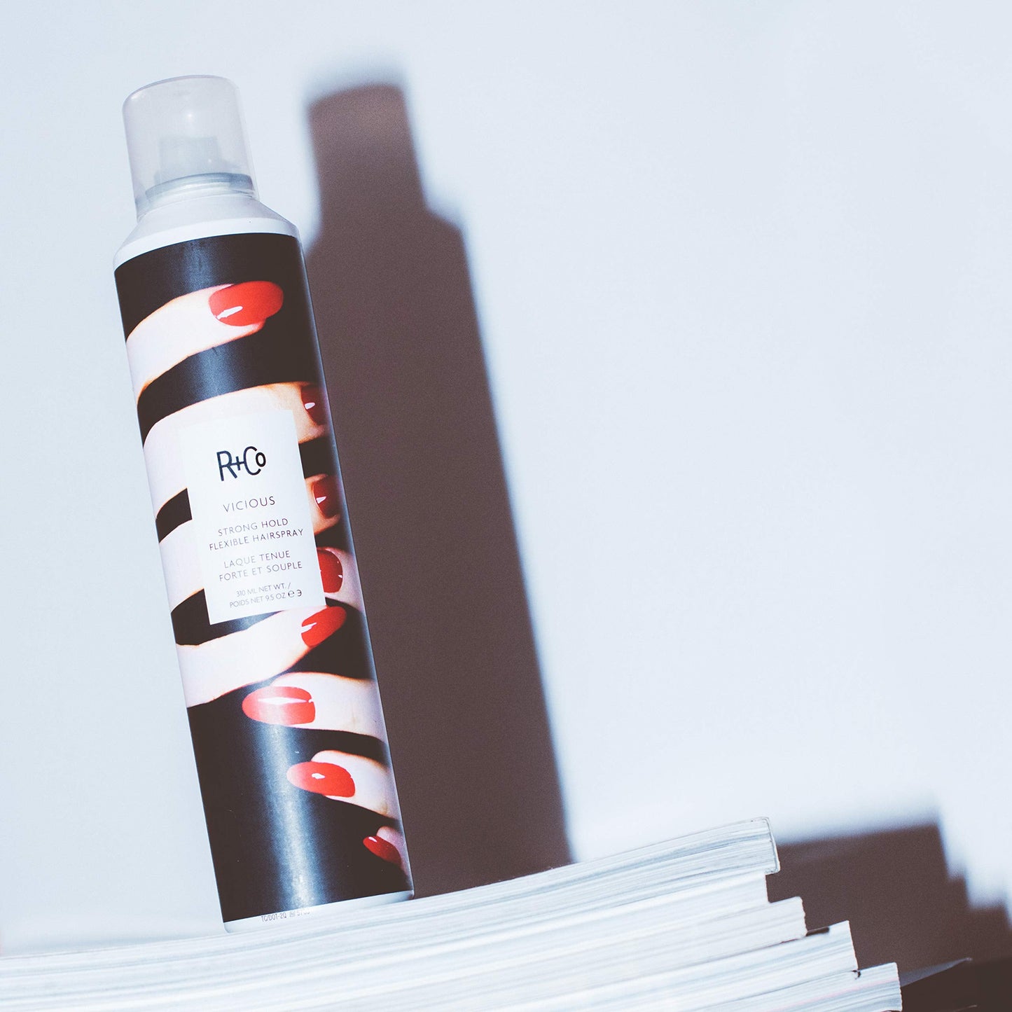 R+Co Vicious Strong Hold Flexible Hairspray | Strong Hold + No Crunch + No Flaking | Vegan + Cruelty-Free | 9 Oz