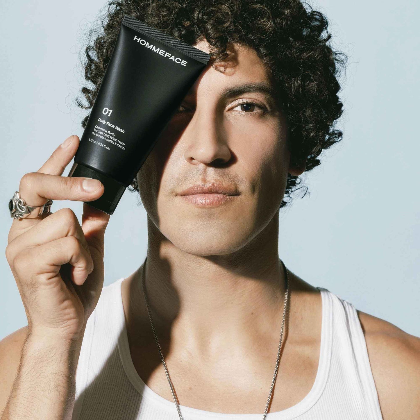 HommeFace 2-Pack Daily Face Wash for Men, Gentle Facial Cleanser for Deep Cleansing with Collagen, Hyaluronic Acid & Witch Hazel Extract