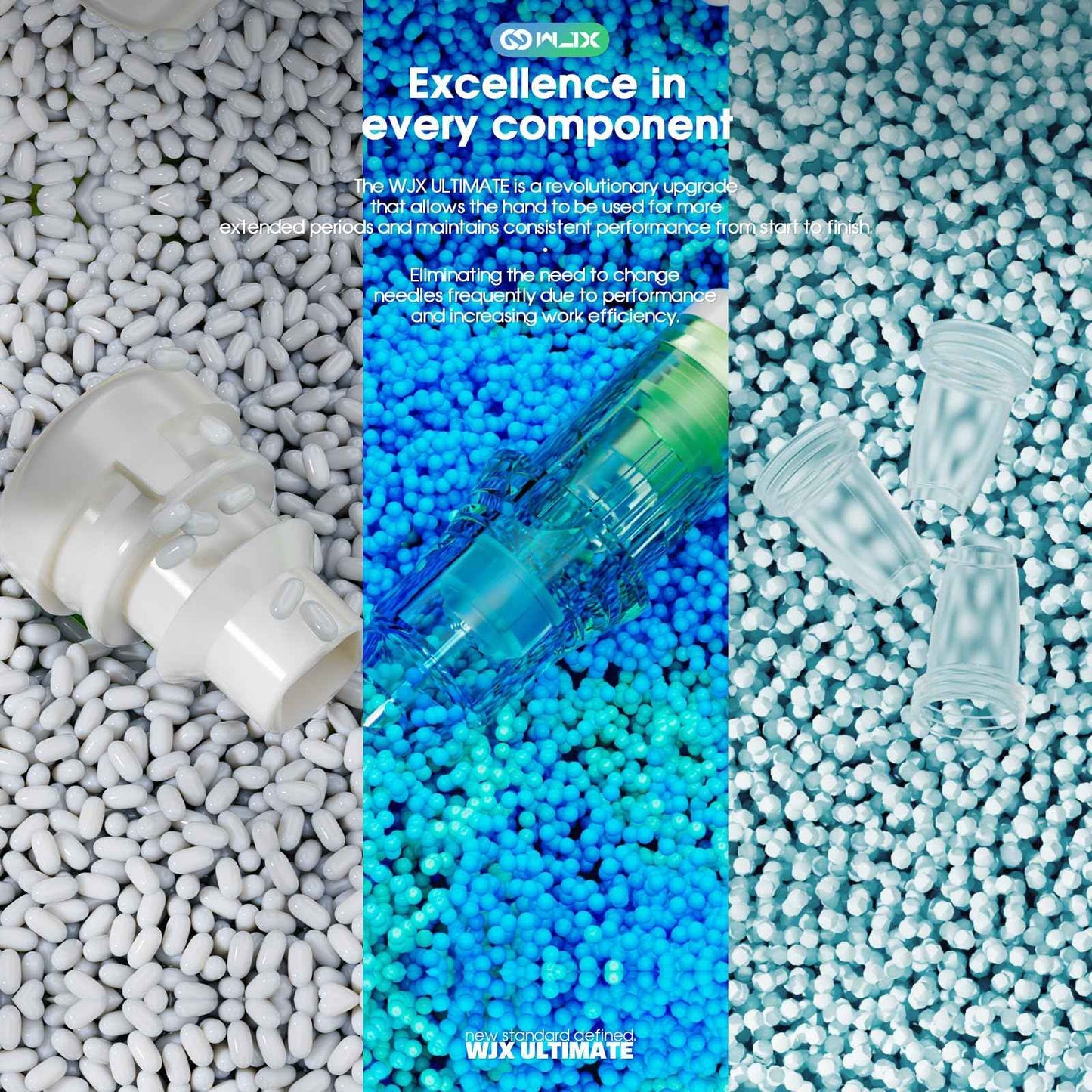 Wjx Ultimate Tattoo Needles Cartridge 1211M (20Pcs/Box) Premium Magnum Cartridges Needle Fast Shading Smooth Blending for Tattoo Artists