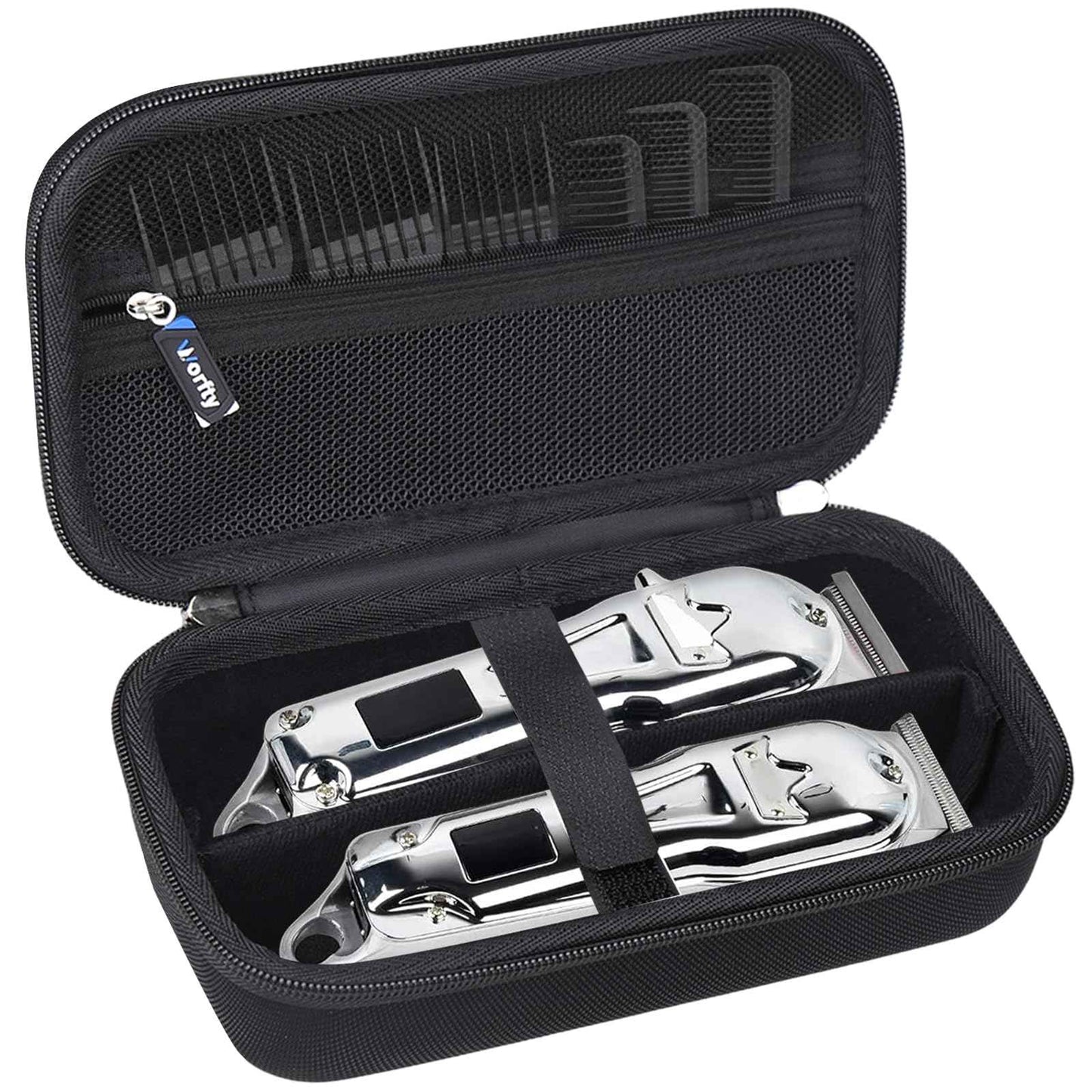 Hard Travel Case for Novah/Jack & Rose/Ufree Hair Clippers and Trimmers Set, Beard Trimmer Grooming Storage Holder for Hair Trimmers Set (Case Only) (Black)