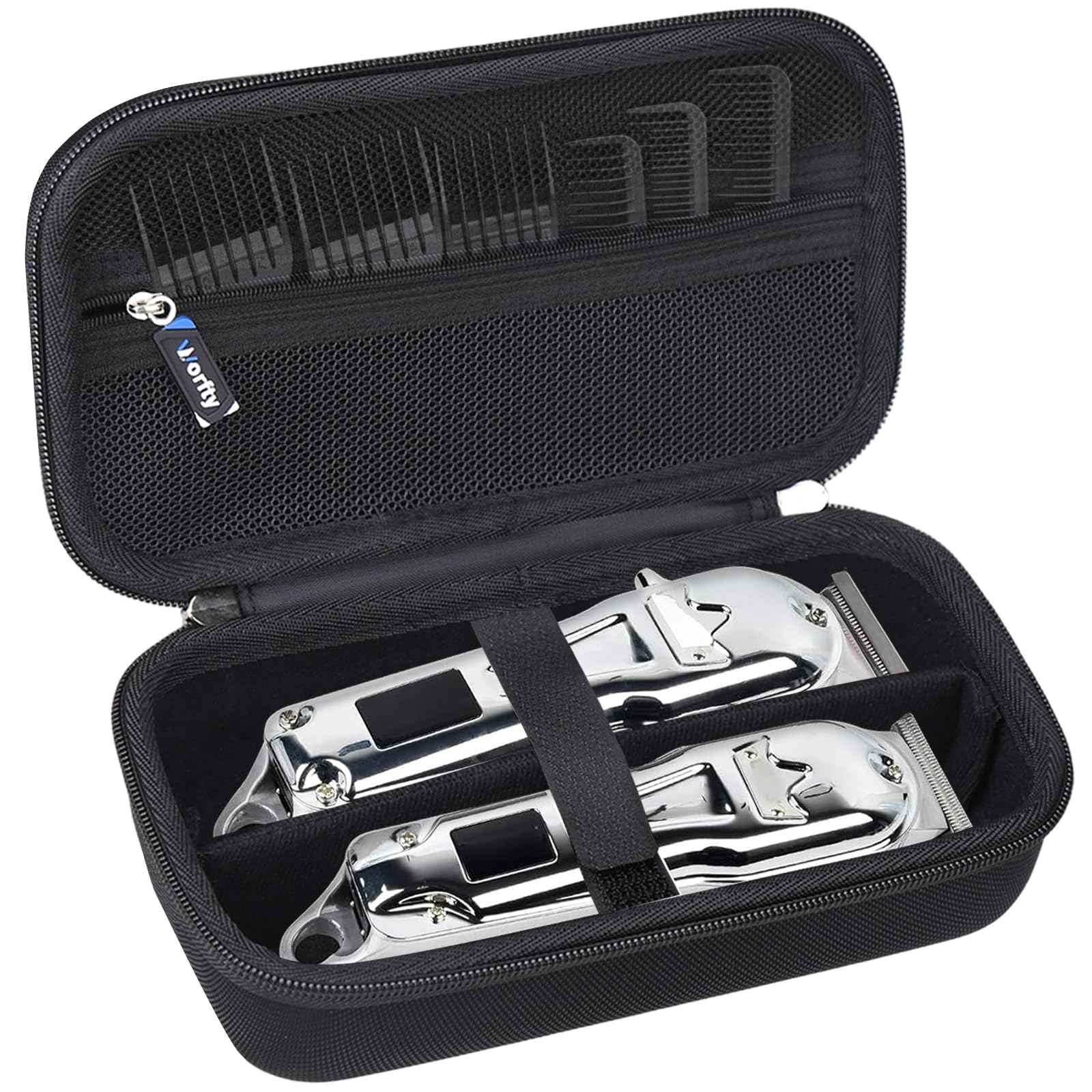 Hard Travel Case for Novah/Jack & Rose/Ufree Hair Clippers and Trimmers Set, Beard Trimmer Grooming Storage Holder for Hair Trimmers Set (Case Only) (Black)