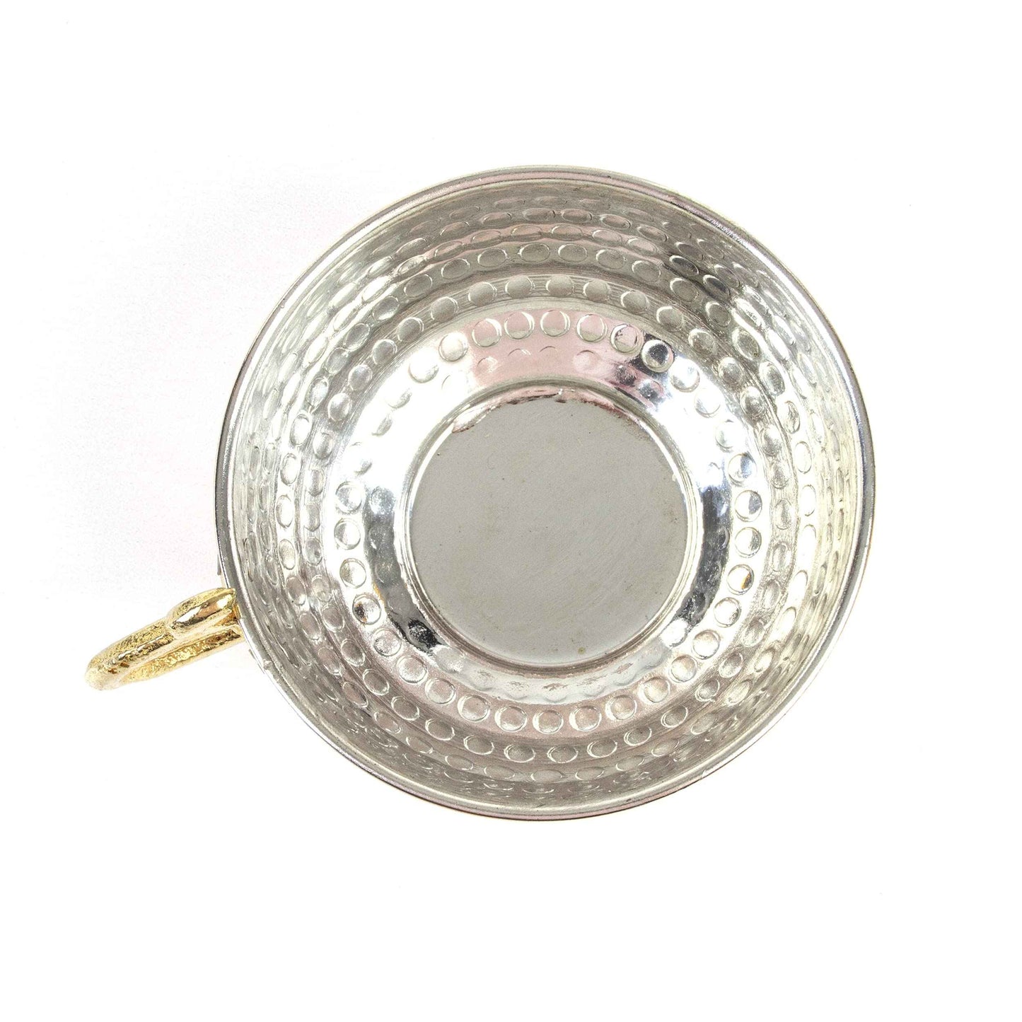 JAIRESTONE Copper Shaving Bowl and Cup - Turkish Hand Hammered Shaving Bowl - Safety Razor and Brush Holder - Traditional Shaving Cup - Lather Bowl for Shaving - Barbers Shop Utensil