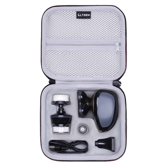 LTGEM EVA Hard Case Compatible with FlexSeries Electric Head Hair Shaver - Travel Protective Carrying Storage Bag (Only Case Sale)