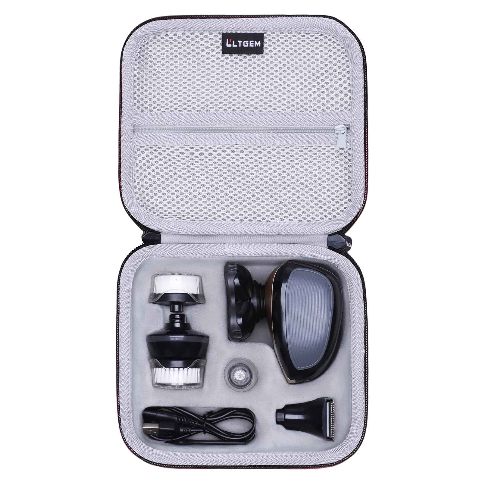 LTGEM EVA Hard Case Compatible with FlexSeries Electric Head Hair Shaver - Travel Protective Carrying Storage Bag (Only Case Sale)