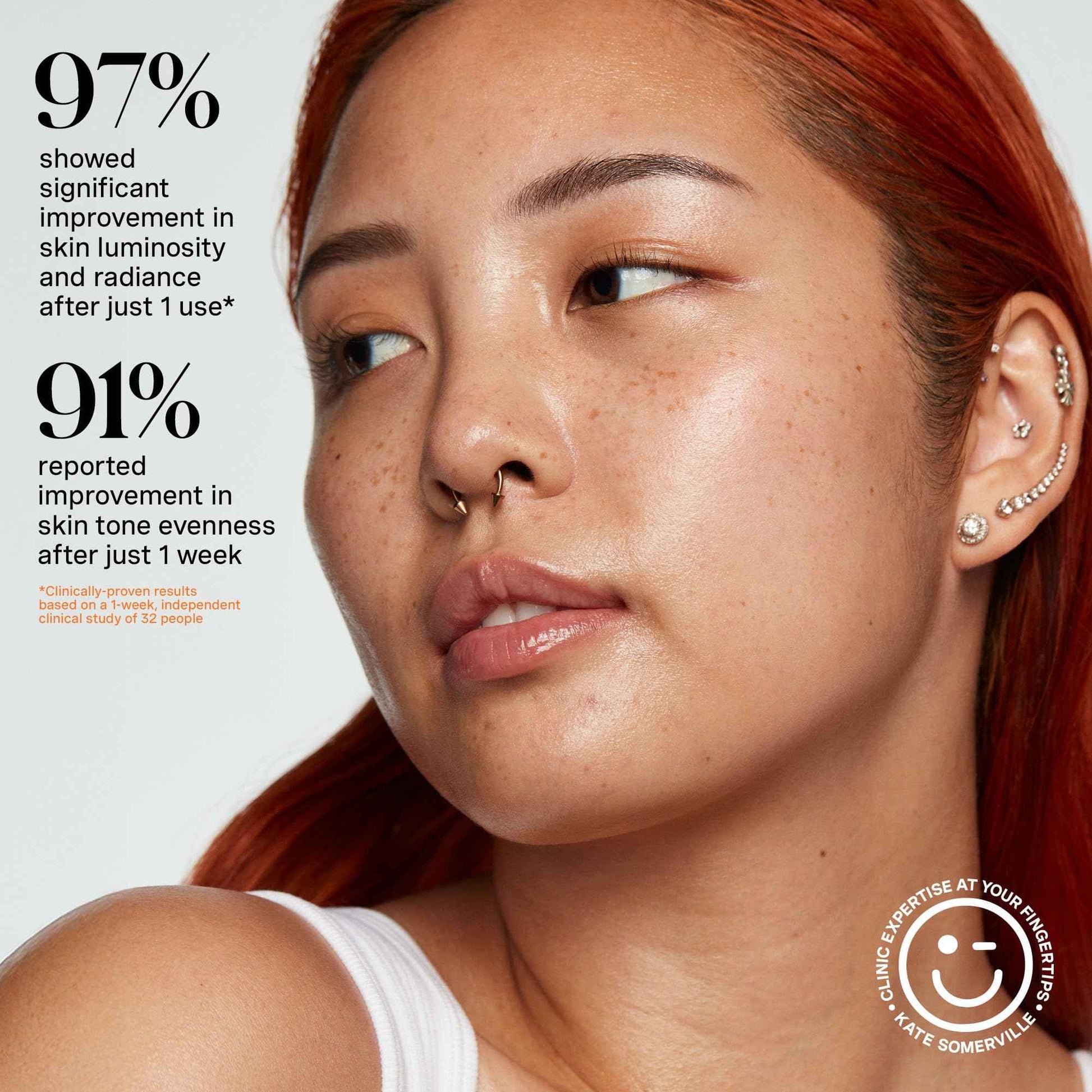 Kate Somerville ExfoliKate Glow Moisturizer – Clinically Formulated Daily Face Cream, Gently Exfoliates and Hydrates, 1.7 Fl Oz