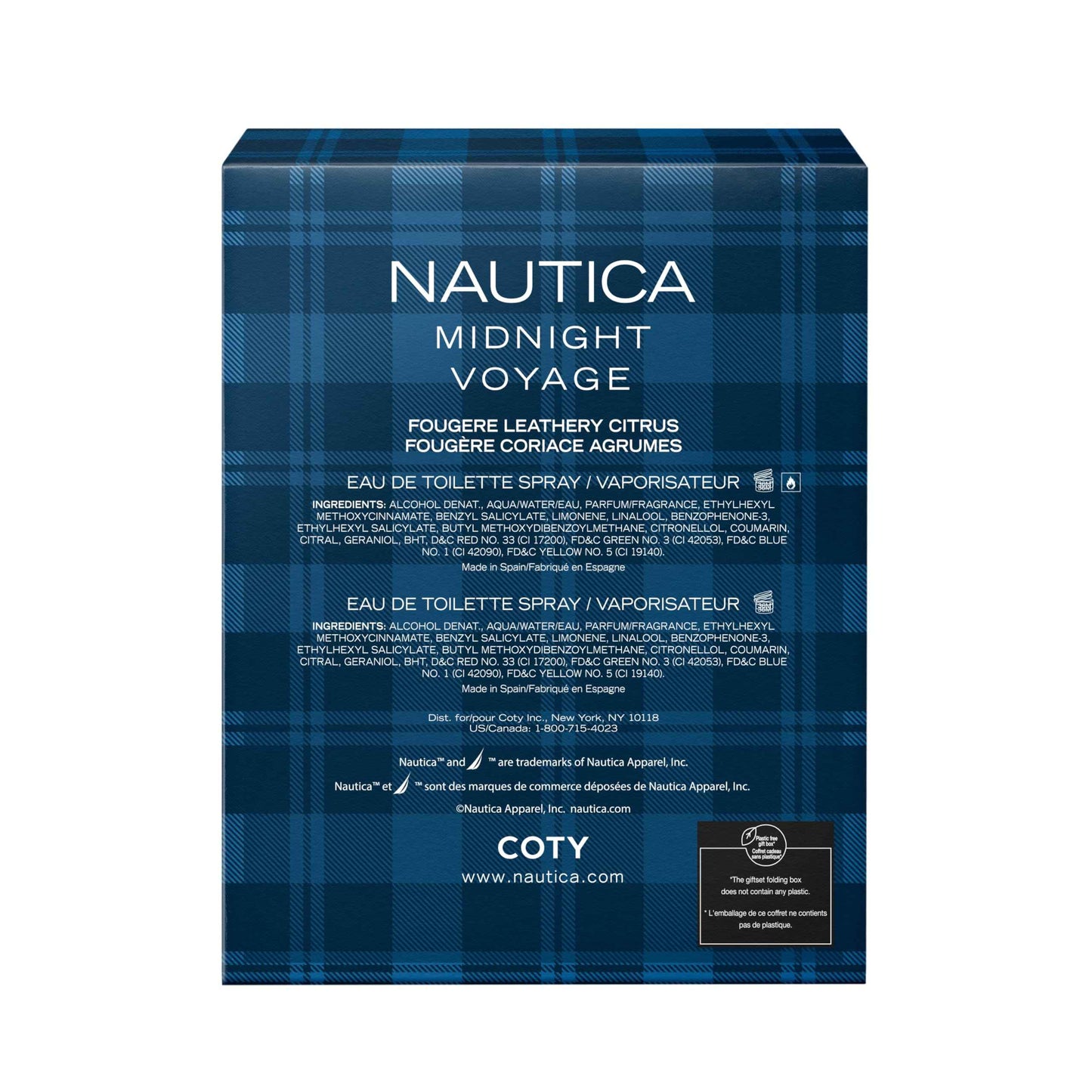 Nautica Midnight Voyage Eau de Toilette for Men, 1.6 Fl Oz