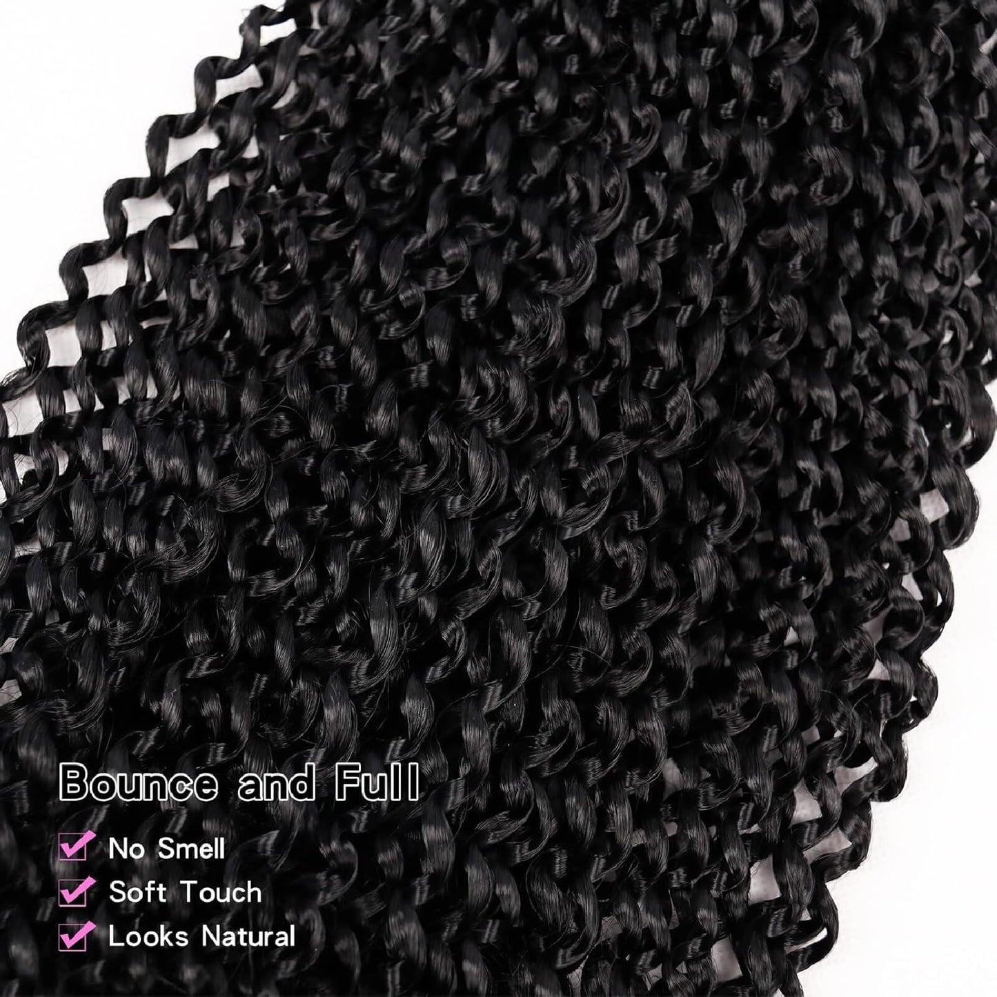 8 Inch Short Passion Twist Crochet Hair 3 Bundles Marlybob Crochet Hair Kinky Curly Crochet Hair for Black Women Water Wave Crochet Braids Hair for Kids (8 Inch/3 Bundles, 2#)