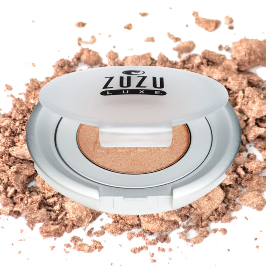 Zuzu Luxe Mineral Eyeshadow (Eternity - Beige/Cool Shimmer), Richly pigmented, velvety smooth formula. Natural, Paraben Free, Vegan, Gluten-free, Cruelty-free, Non GMO, 0.07 oz