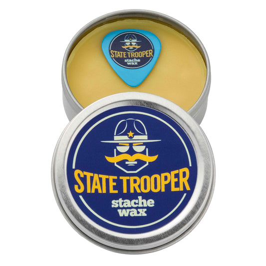 Mustache Wax - Medium Hold - Citrus Scent - Two Ounce Tin